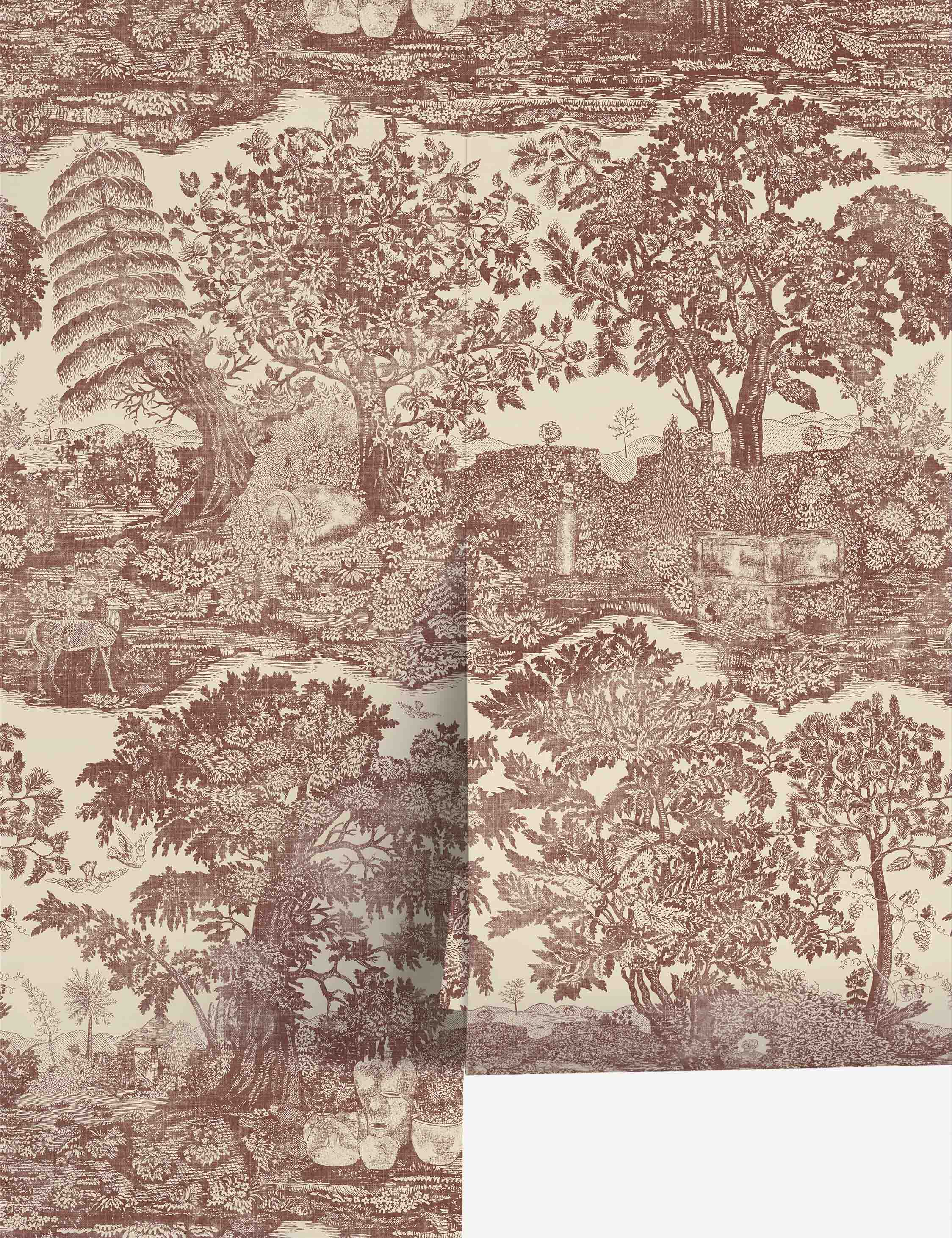 Lulu and Georgia - Highgrove Toile Wallpaper by Sanderson