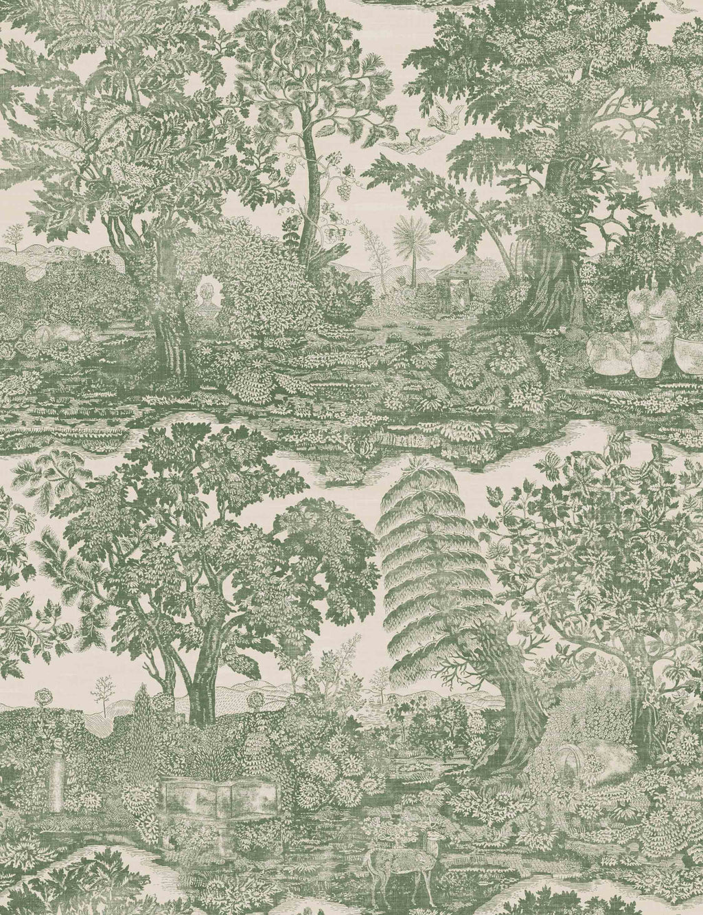 Lulu and Georgia - Highgrove Toile Wallpaper by Sanderson