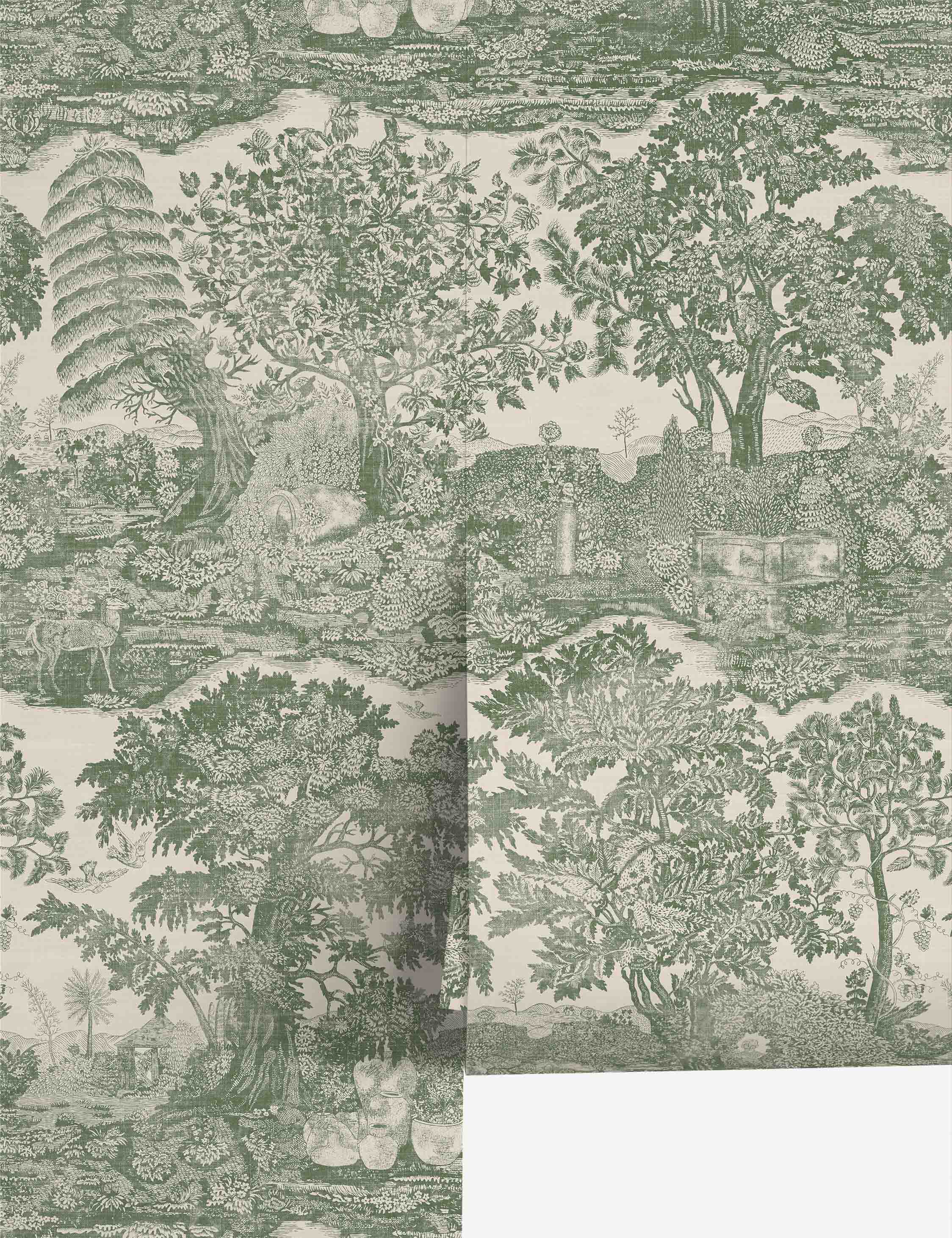 Lulu and Georgia - Highgrove Toile Wallpaper by Sanderson
