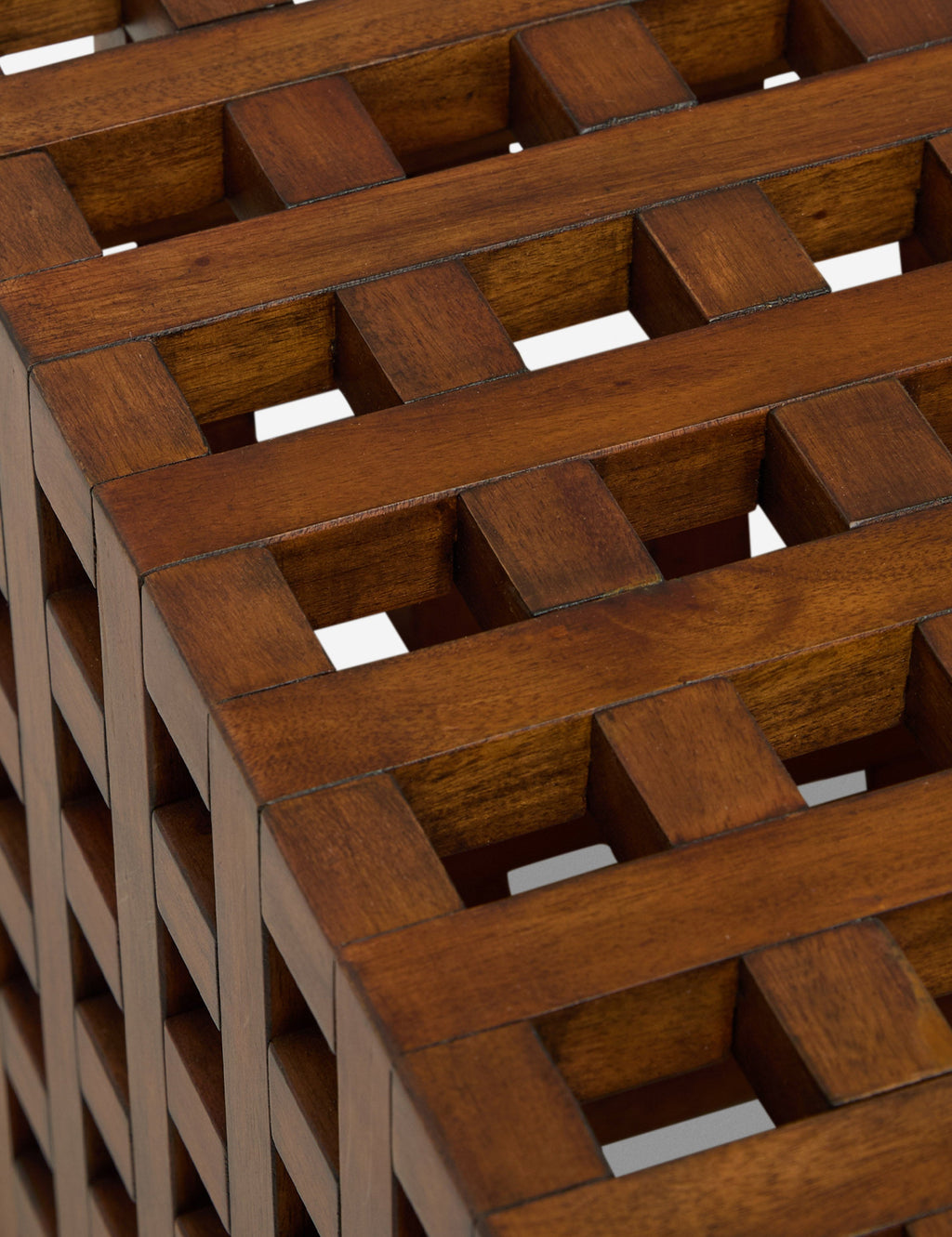 Lulu and Georgia - Open Box: Hila Square Coffee Table, Pecan by Sarah Sherman Samuel