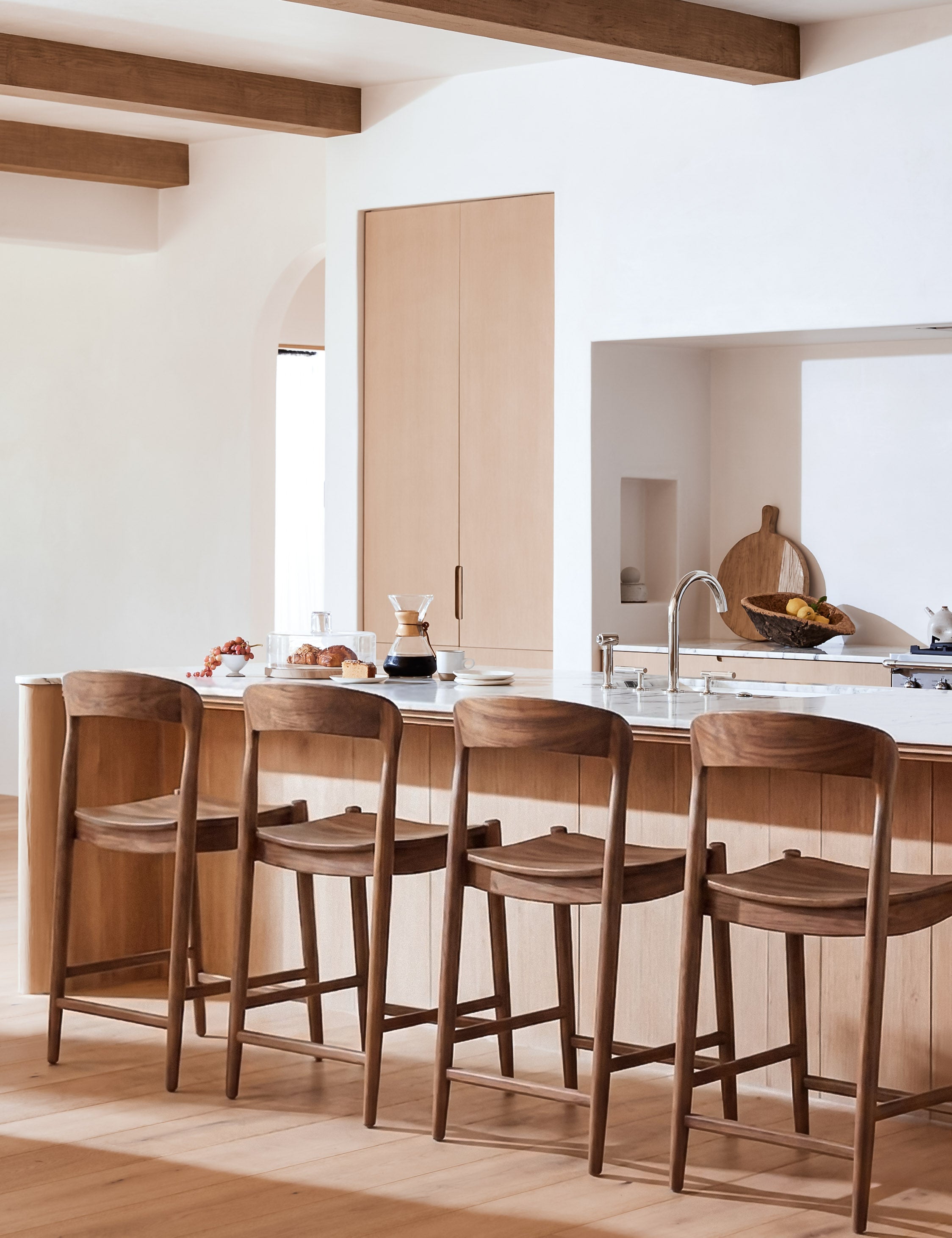 Lulu and Georgia - Open Box: Linley Counter Stool, Natural