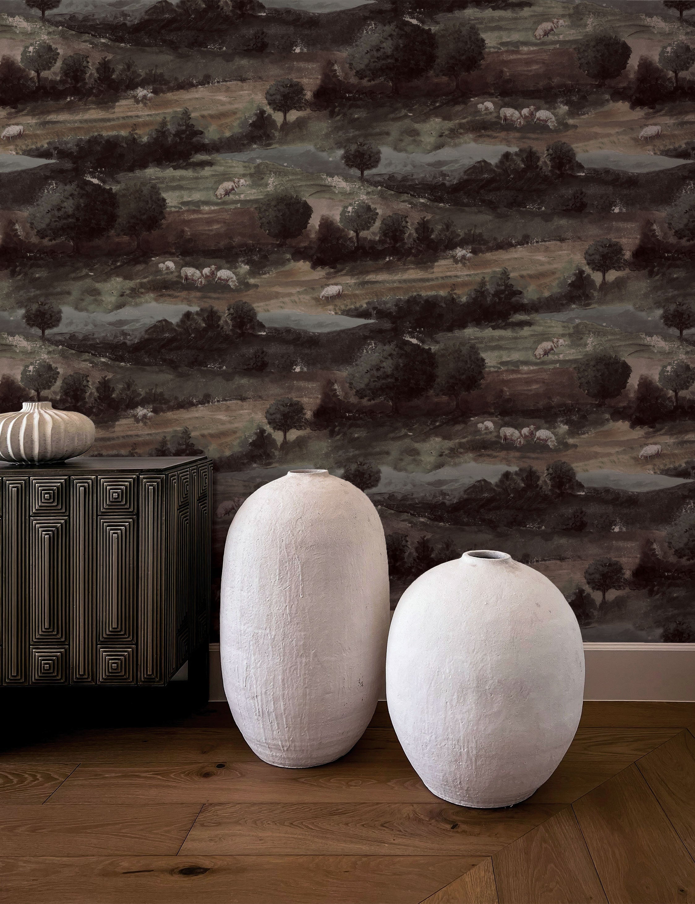 Lulu and Georgia - Next Summer Peel + Stick Wallpaper by Jeremiah Brent