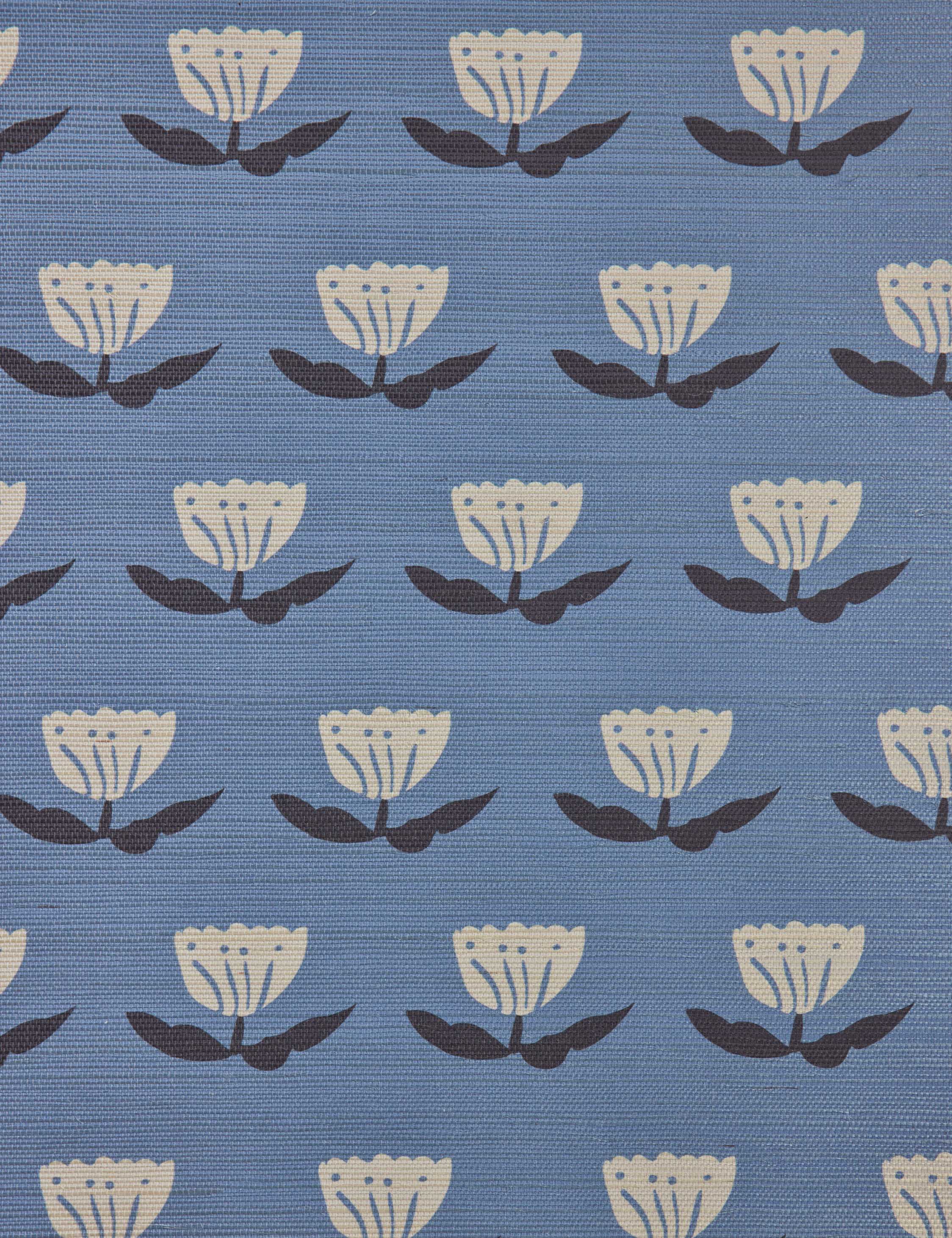 Lulu and Georgia - Janna Grasscloth Wallpaper by Sarah Sherman Samuel