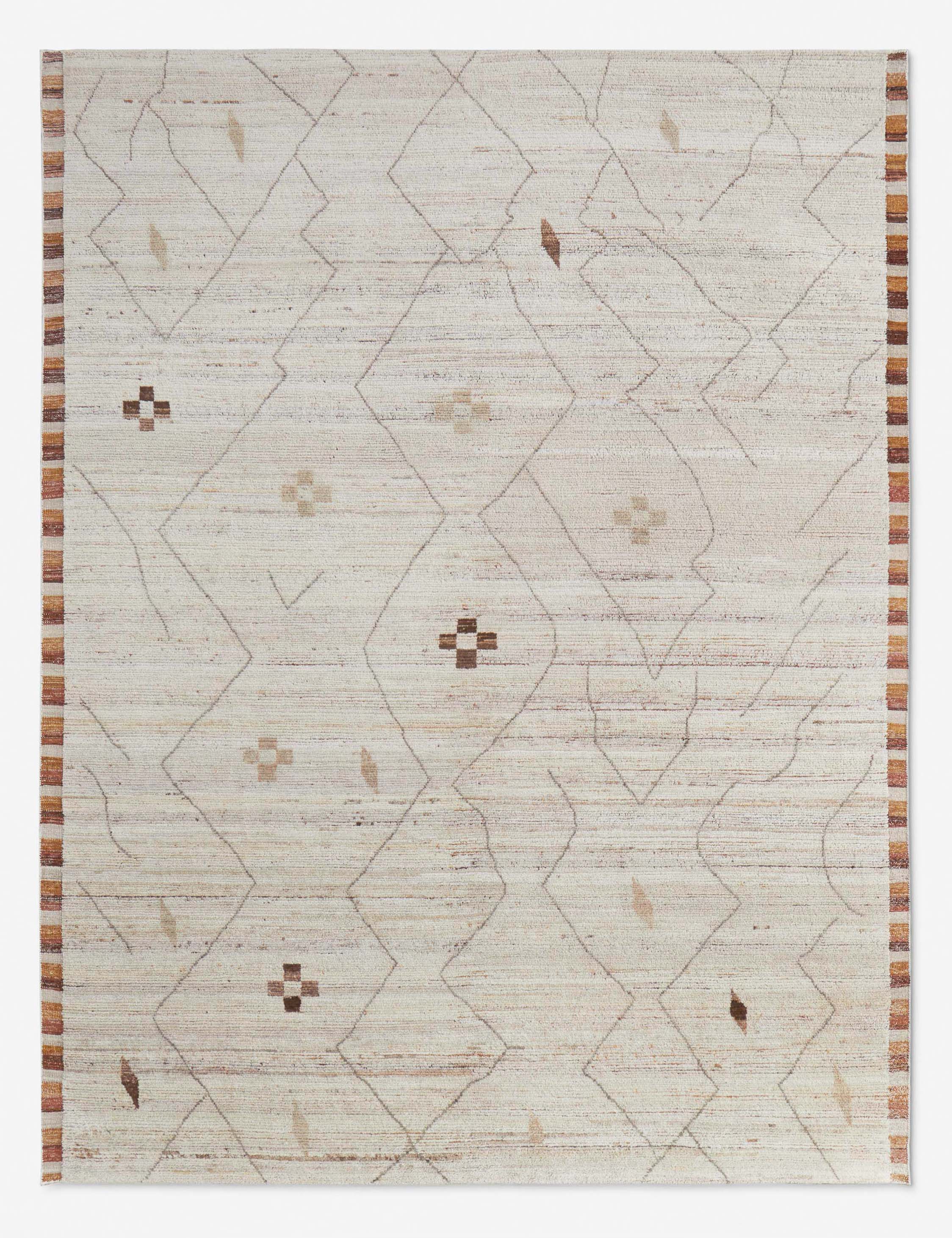 Lulu and Georgia - Anina Moroccan-Style Hand-Knotted Wool Rug