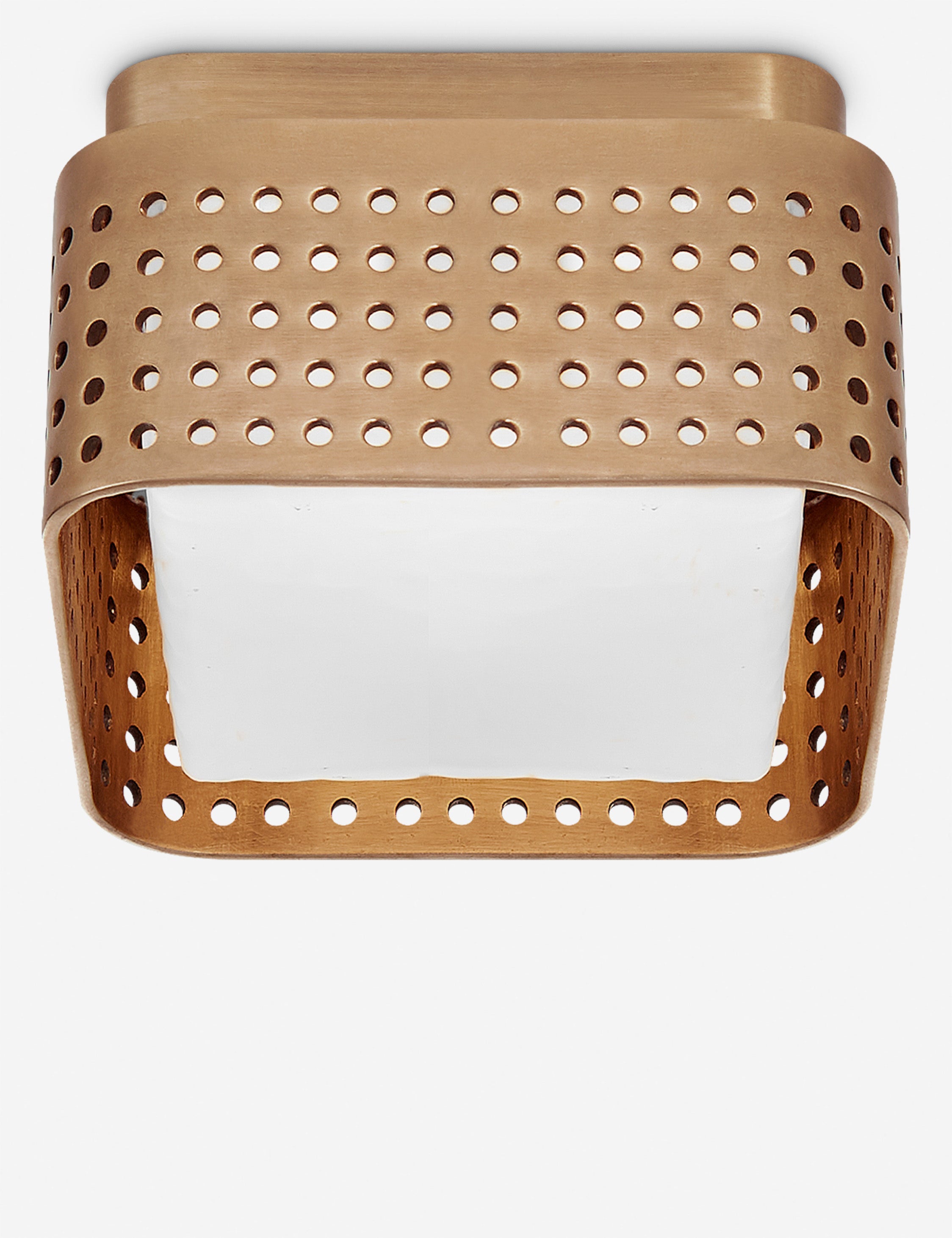 Lulu and Georgia - Precision Solitaire Square Mini Flush Mount Light by Kelly Wearstler
