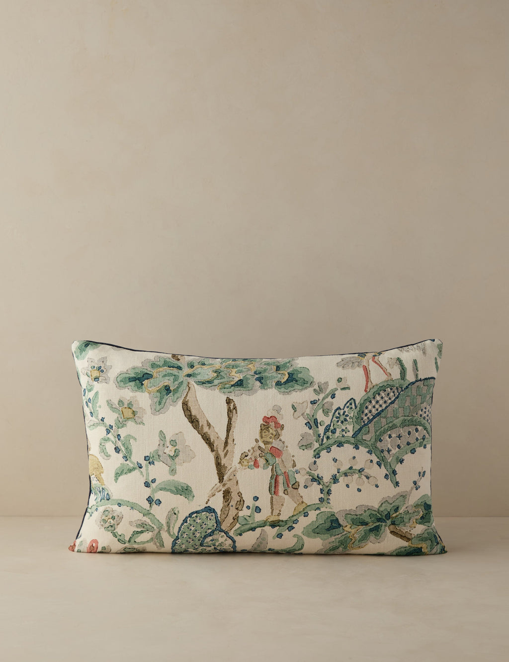 Lulu and Georgia - Kelmescott Linen Pillow by Scalamandre
