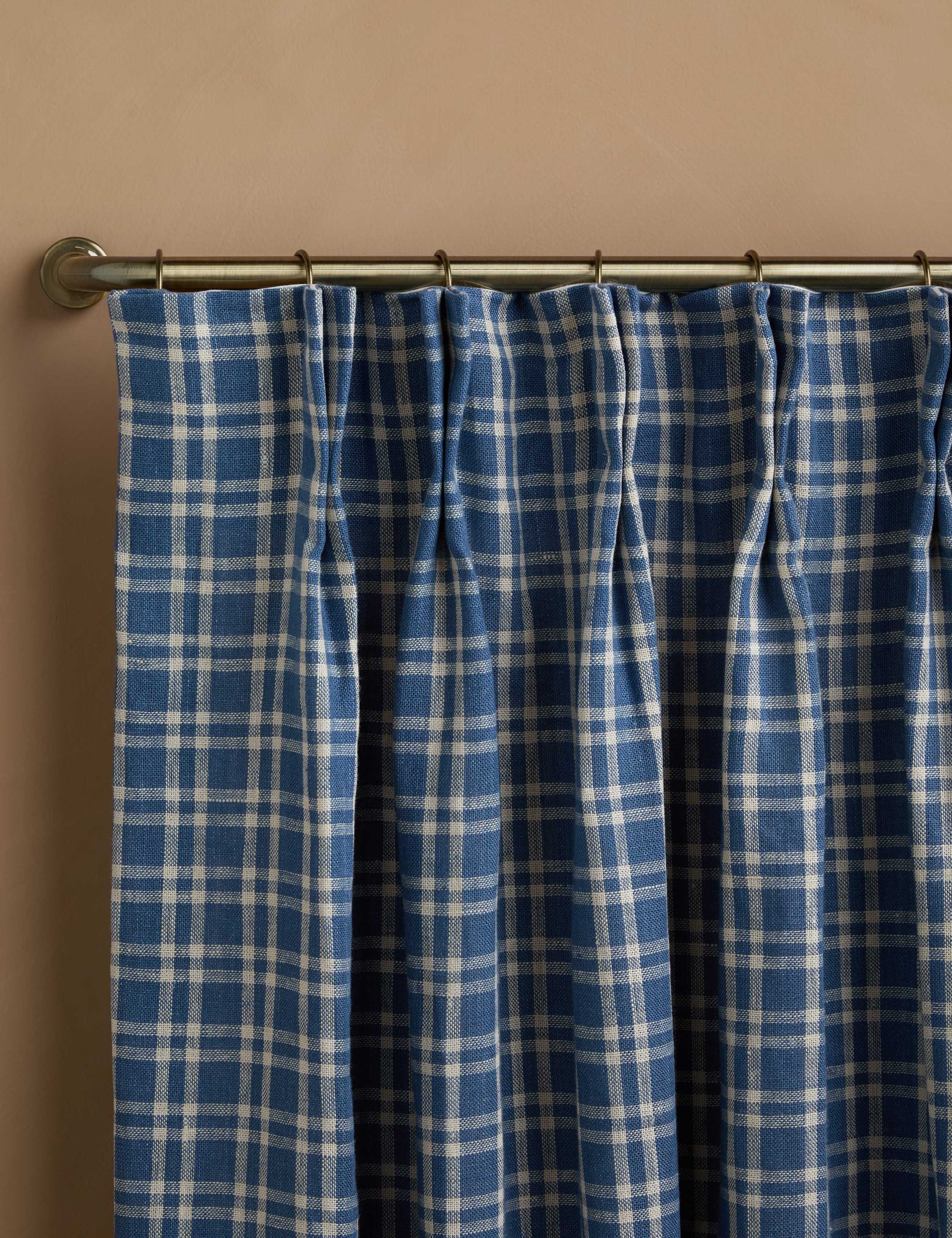 Lulu and Georgia - Kemper Pleated Linen Curtain Panel by Heidi Caillier