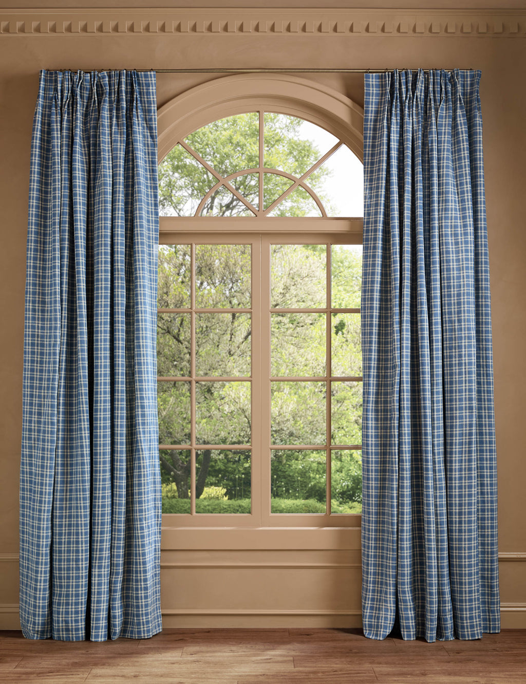 Lulu and Georgia - Kemper Pleated Linen Curtain Panel by Heidi Caillier