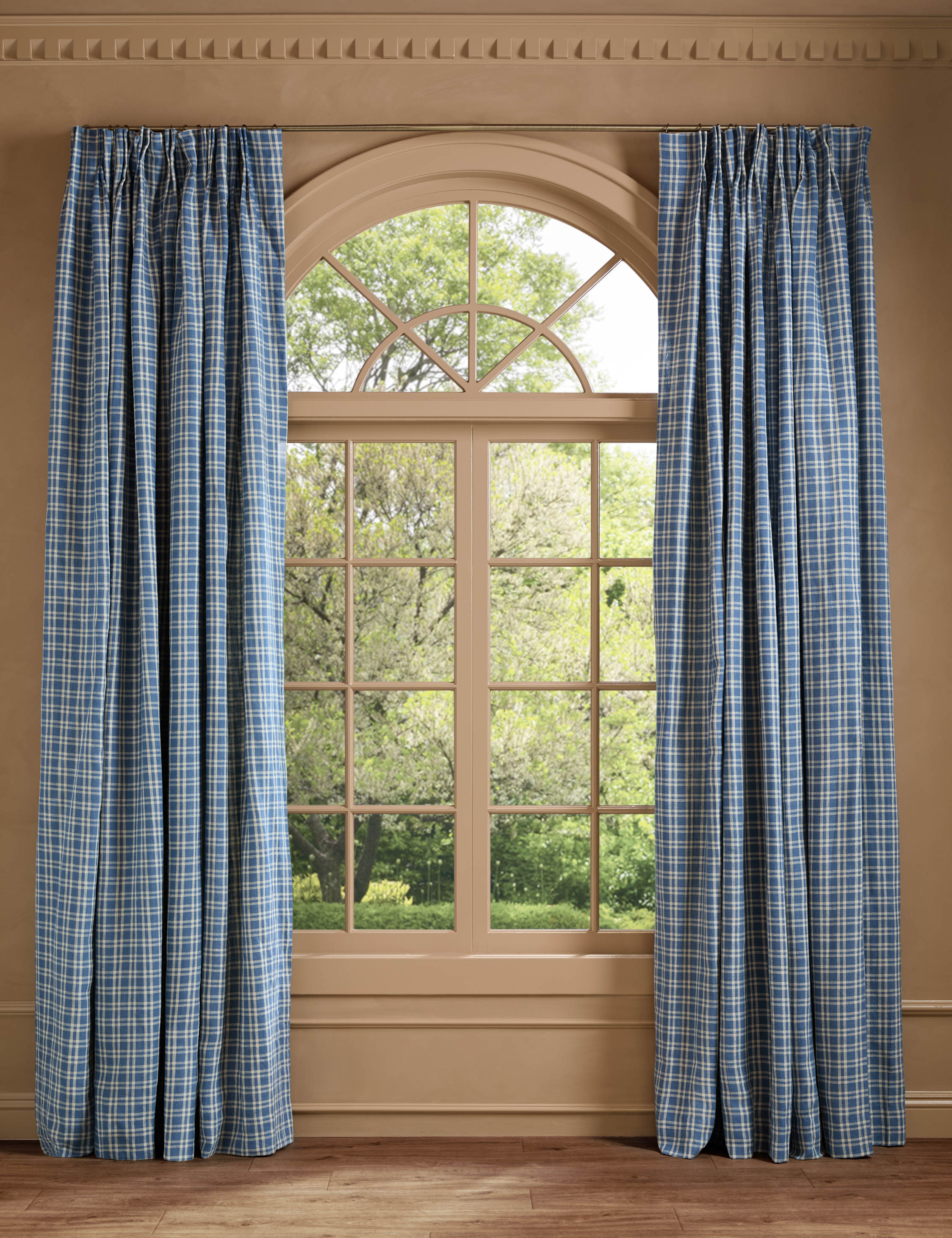 Lulu and Georgia - Kemper Pleated Linen Curtain Panel by Heidi Caillier