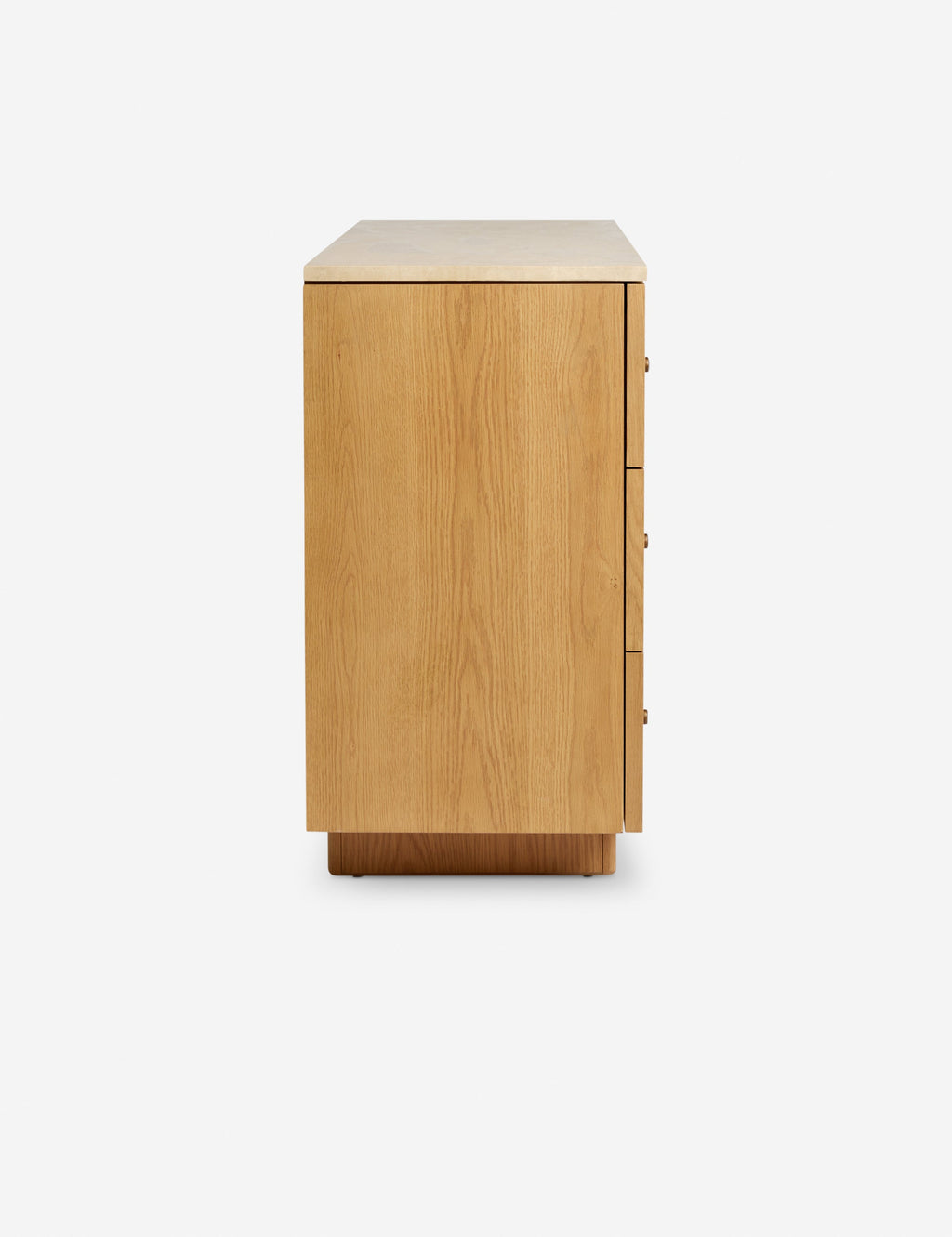 Lulu and Georgia - Open Box: Keshan 6 - Drawer Dresser, Natural and Travertine