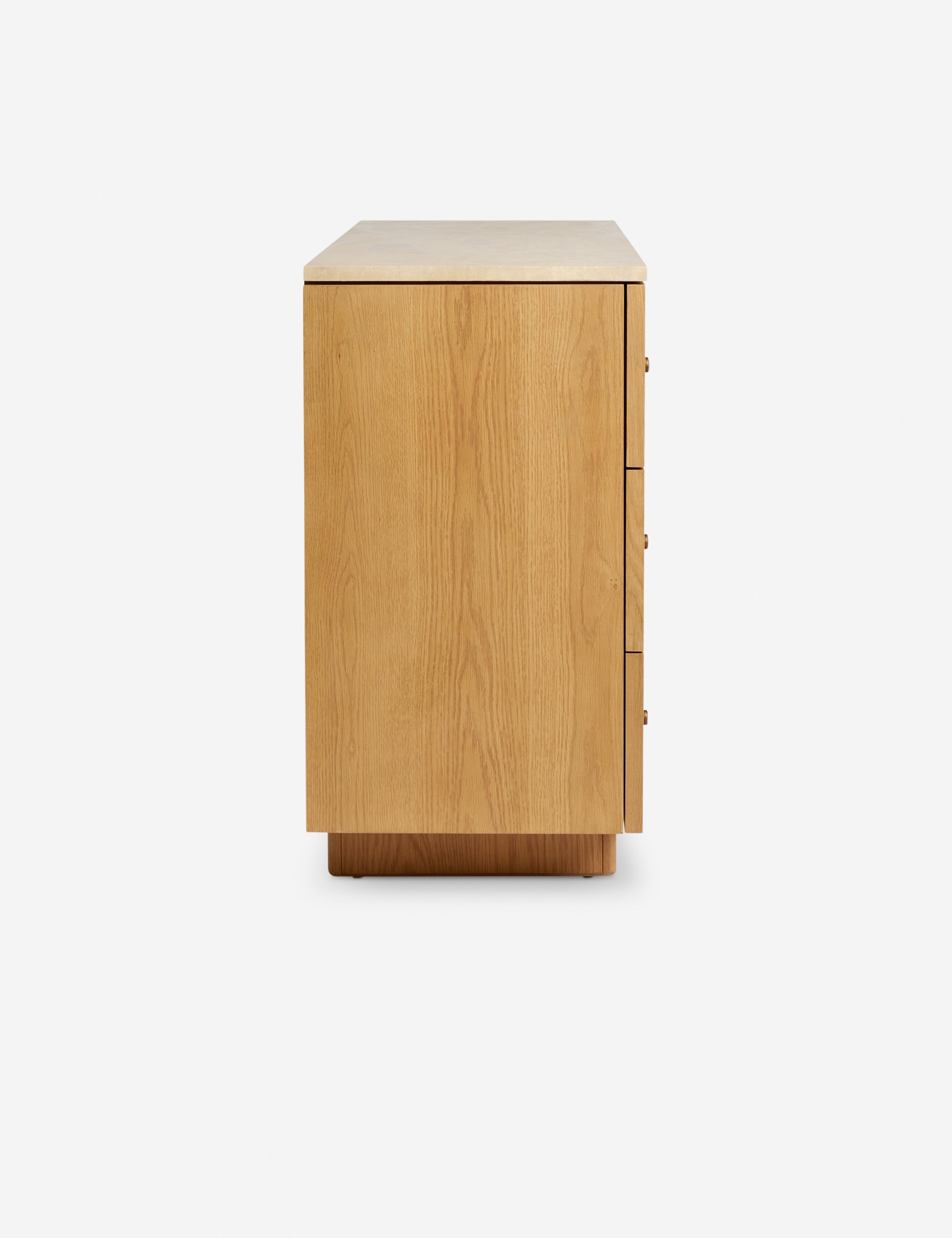 Lulu and Georgia - Open Box: Keshan 6 - Drawer Dresser, Natural and Travertine