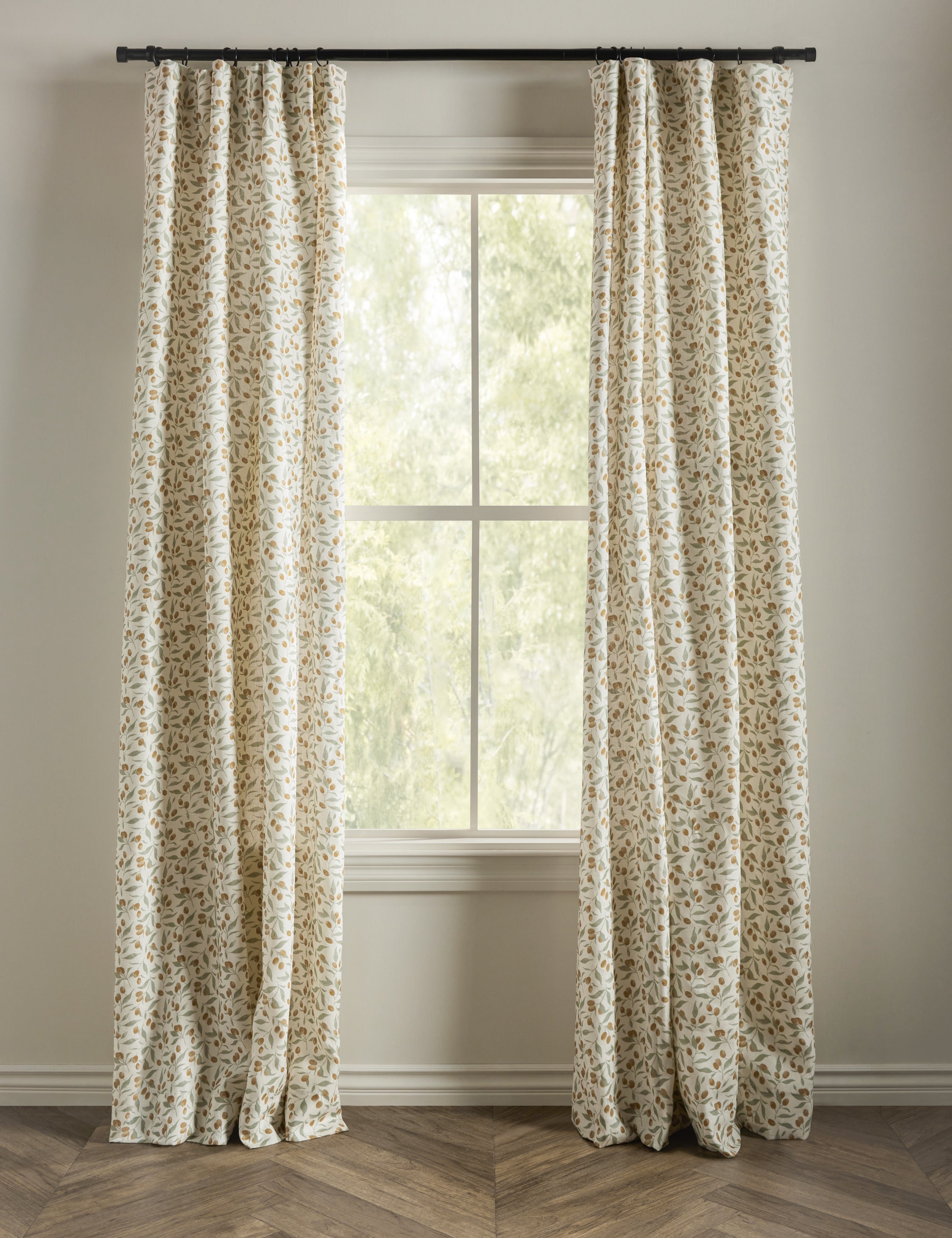 Lulu and Georgia - Kumquats Linen Curtain Panel by Rylee + Cru