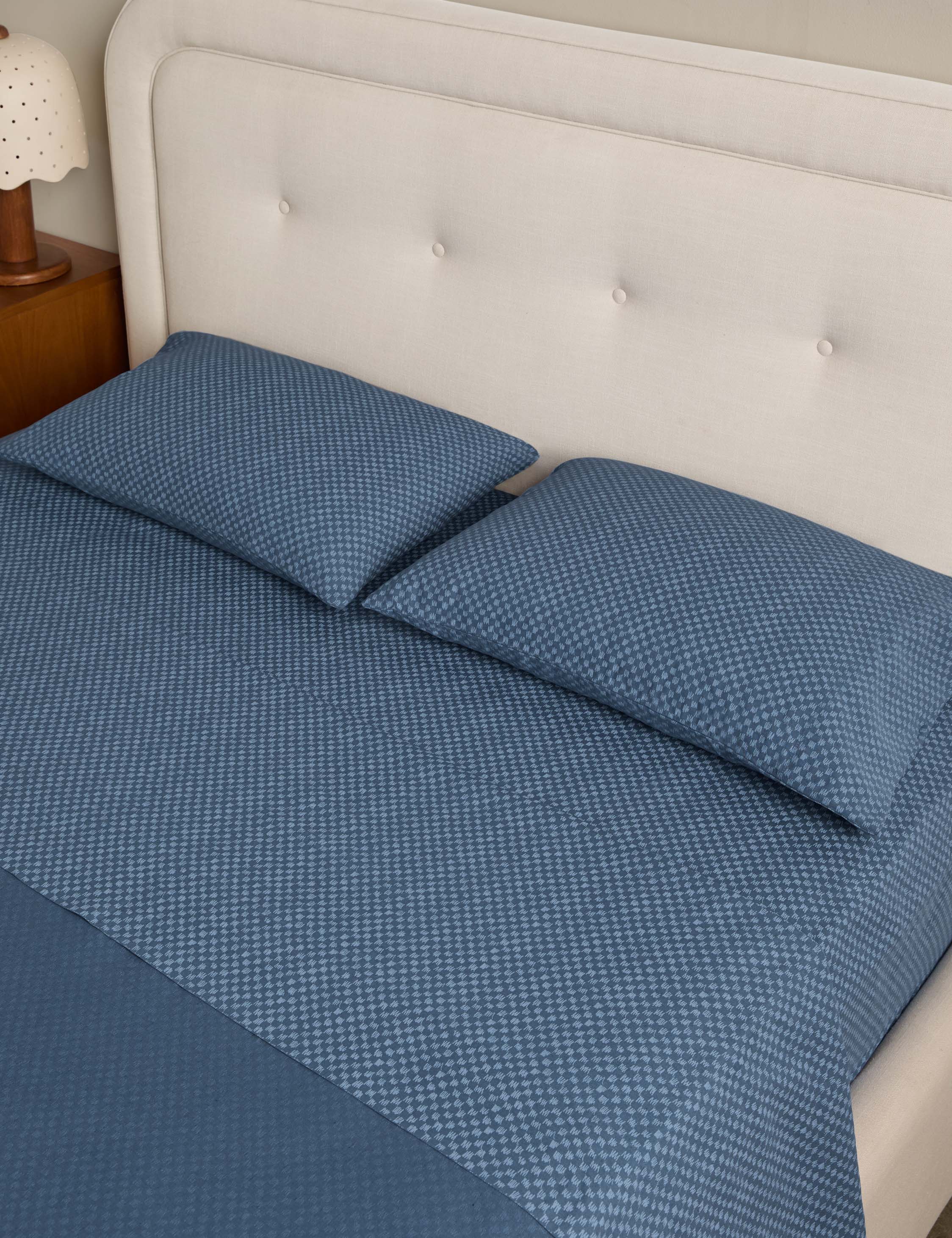 Lulu and Georgia - Kuvio Linen Cotton Sheet Set by Sarah Sherman Samuel