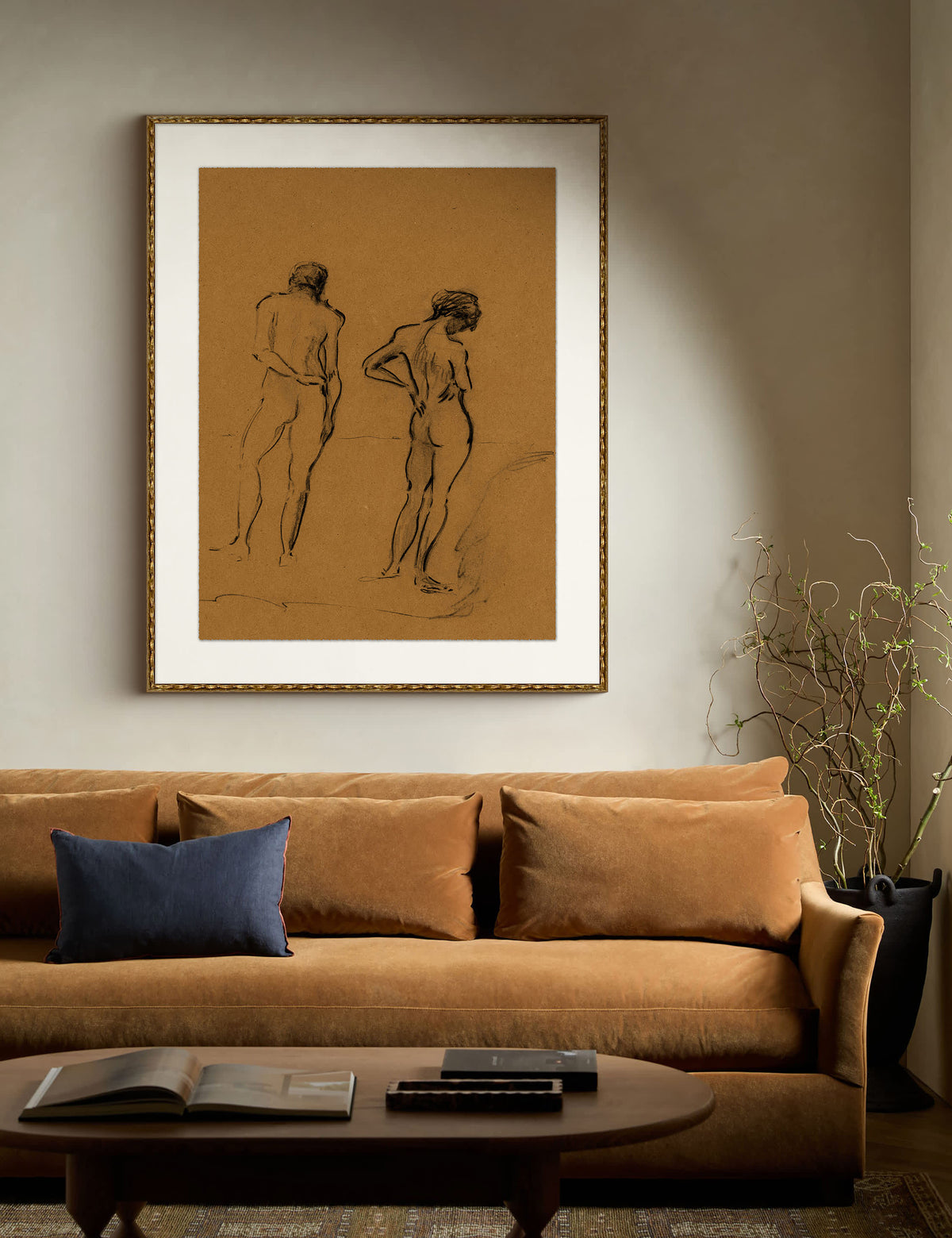 Lulu and Georgia - Figures on the Shore Wall Art