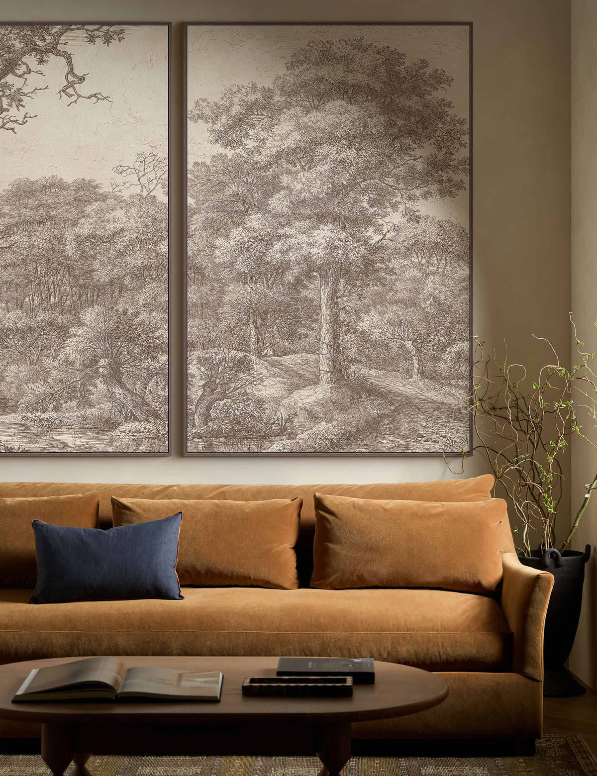 Lulu and Georgia - Travelers Resting Diptych Wall Art (Set of 2)