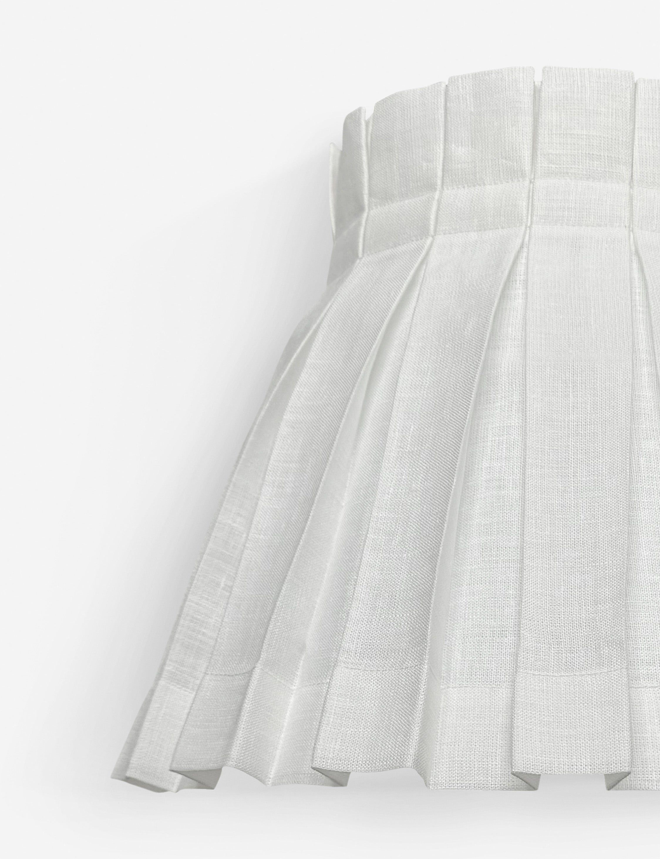 Lulu and Georgia - Solid Classic Box Pleat Lampshade by Cielle Home