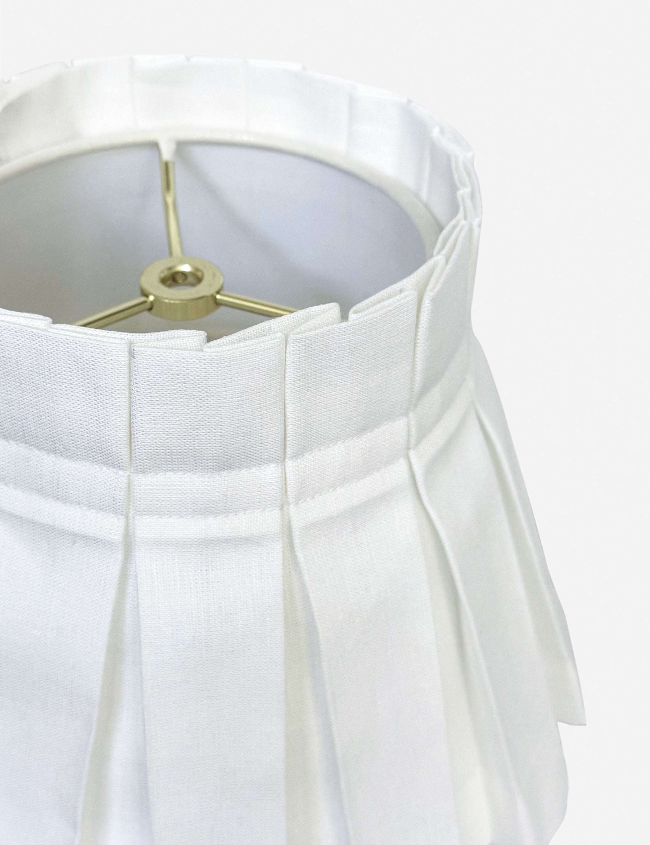 Lulu and Georgia - Solid Classic Box Pleat Lampshade by Cielle Home
