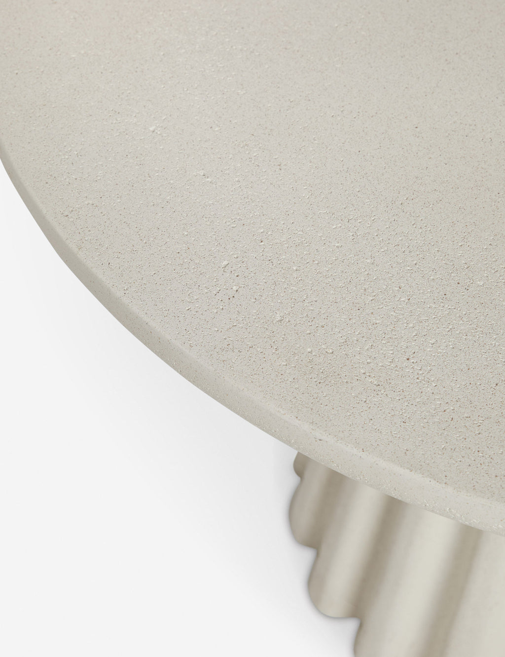 Lulu and Georgia - Open Box: Lazenby Indoor / Outdoor Round Dining Table, White 42"W