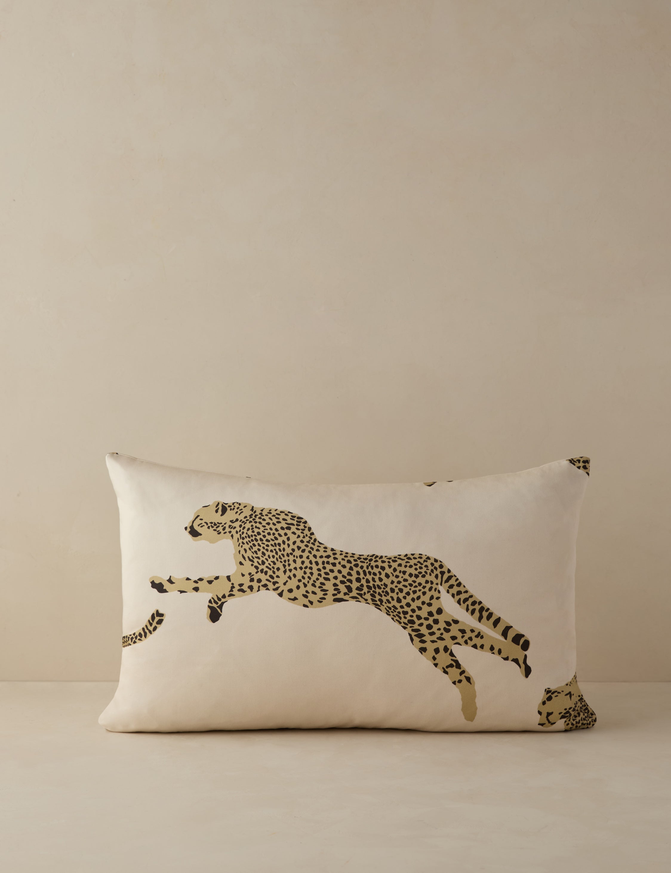 Lulu and Georgia - Leaping Cheetah Pillow by Scalamandre