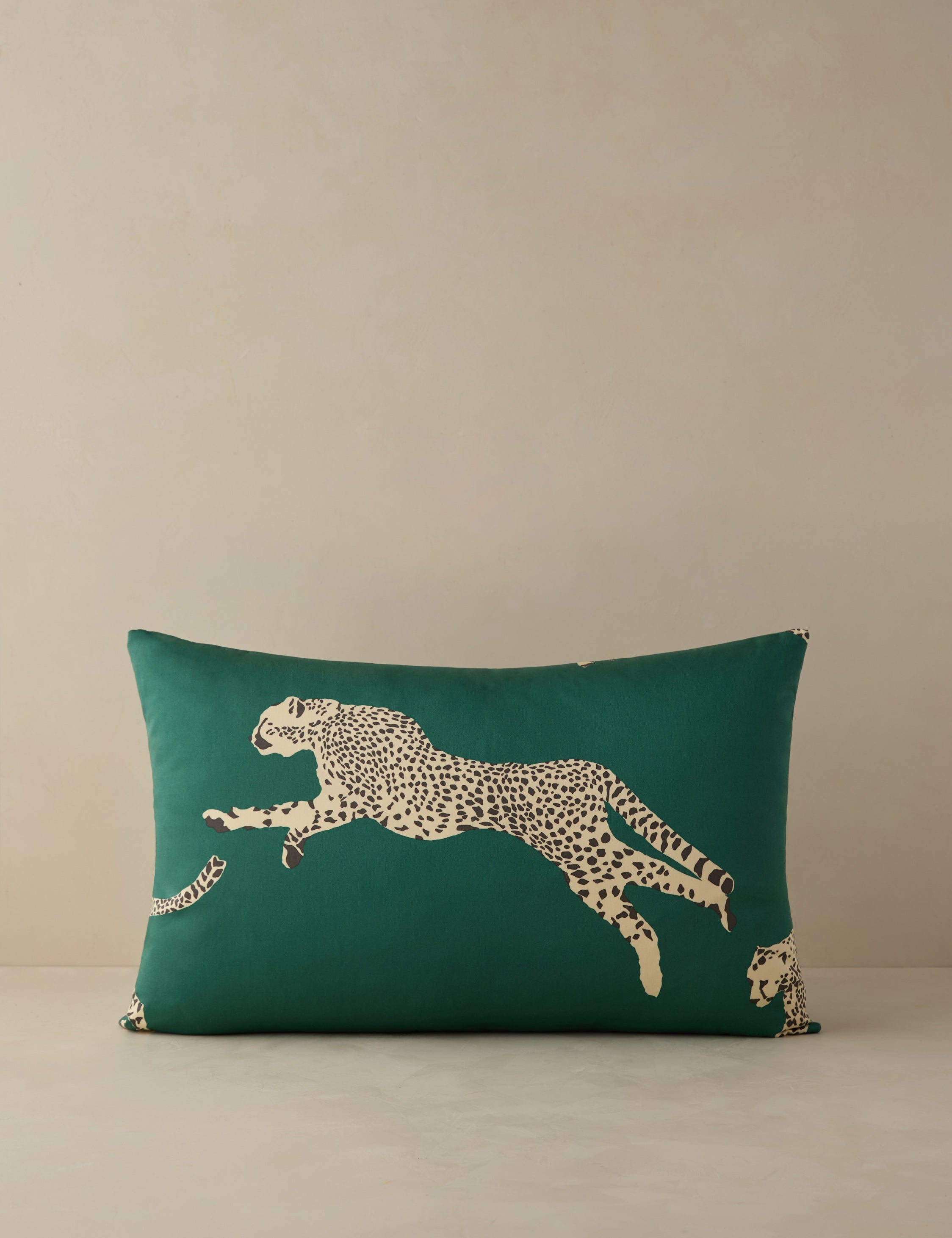 Lulu and Georgia - Leaping Cheetah Pillow by Scalamandre