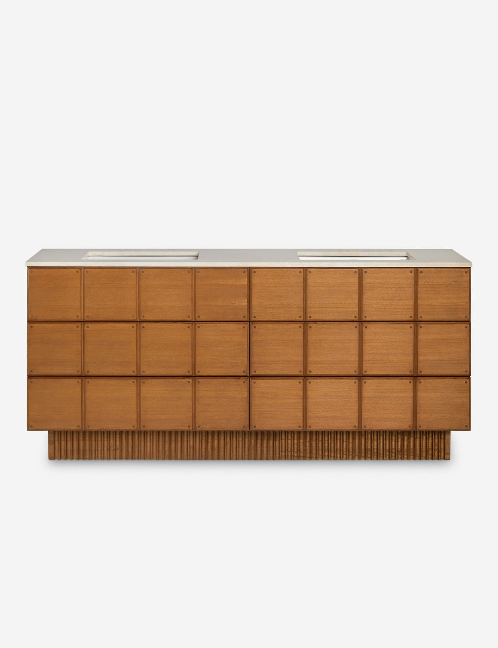 Lulu and Georgia - Open Box: Lee Bath Vanity by Sarah Sherman Samuel, Russet 72" Double