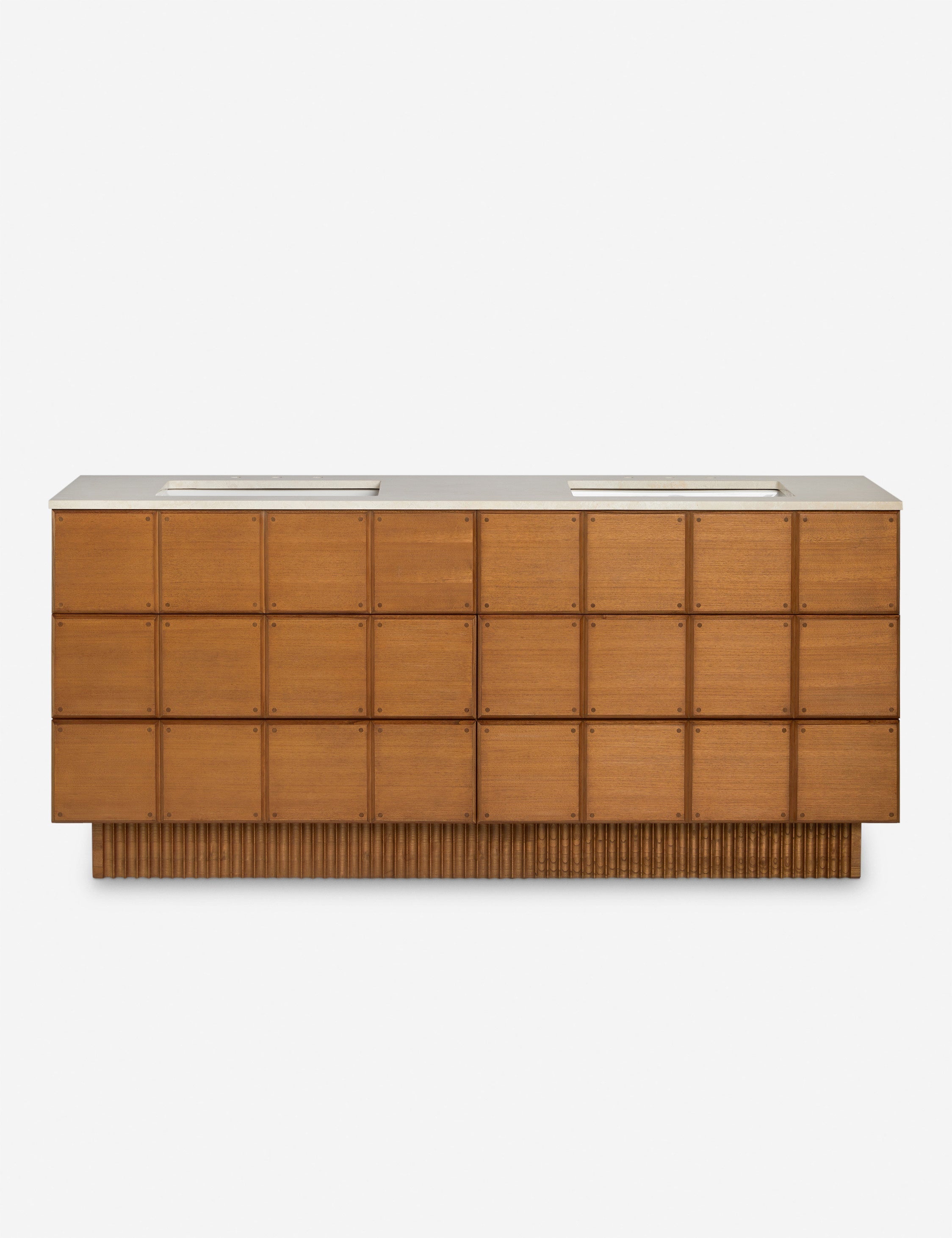 Lulu and Georgia - Open Box: Lee Bath Vanity by Sarah Sherman Samuel, Russet 72" Double