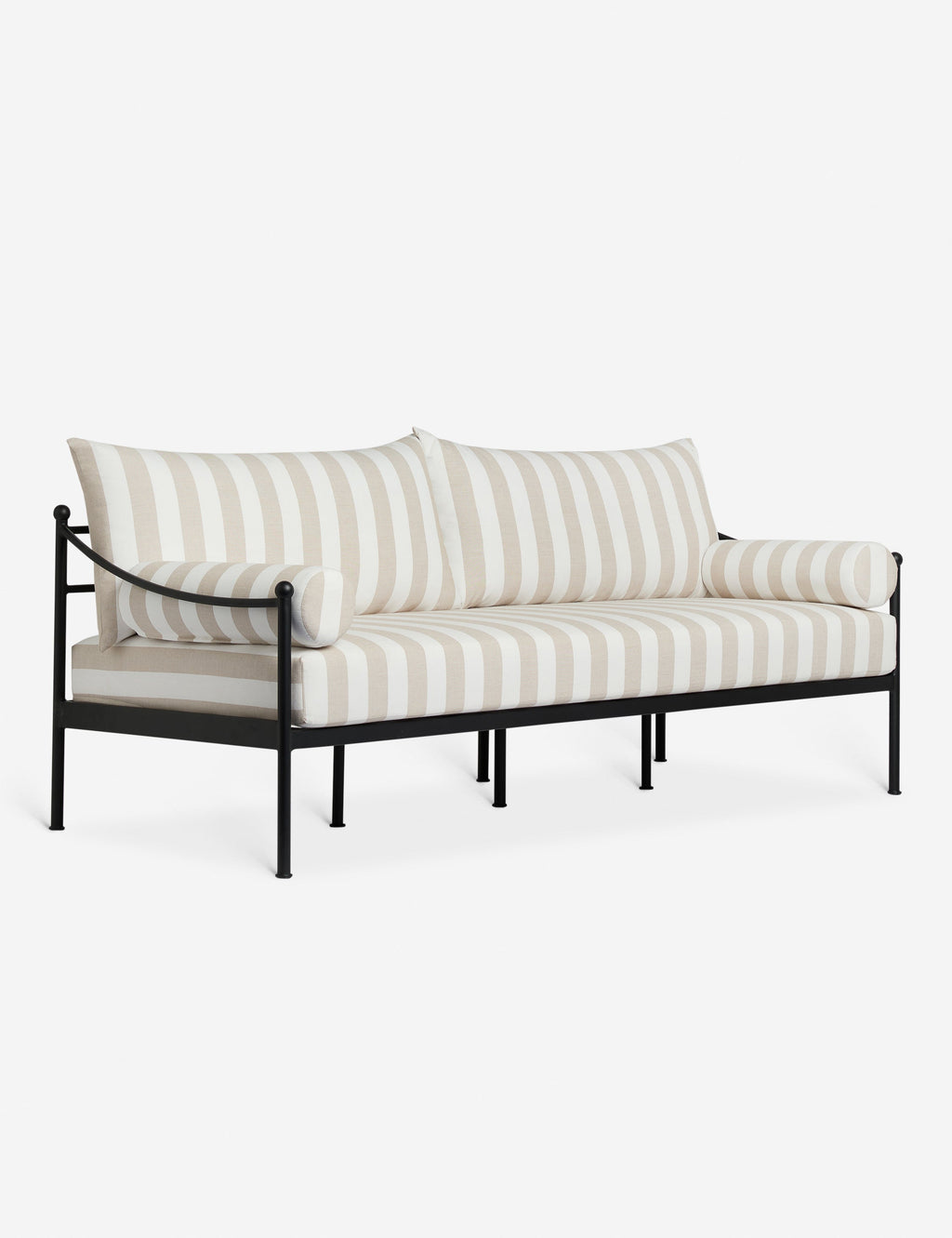 Lulu and Georgia - Leni Outdoor Sofa, Natural Stripe