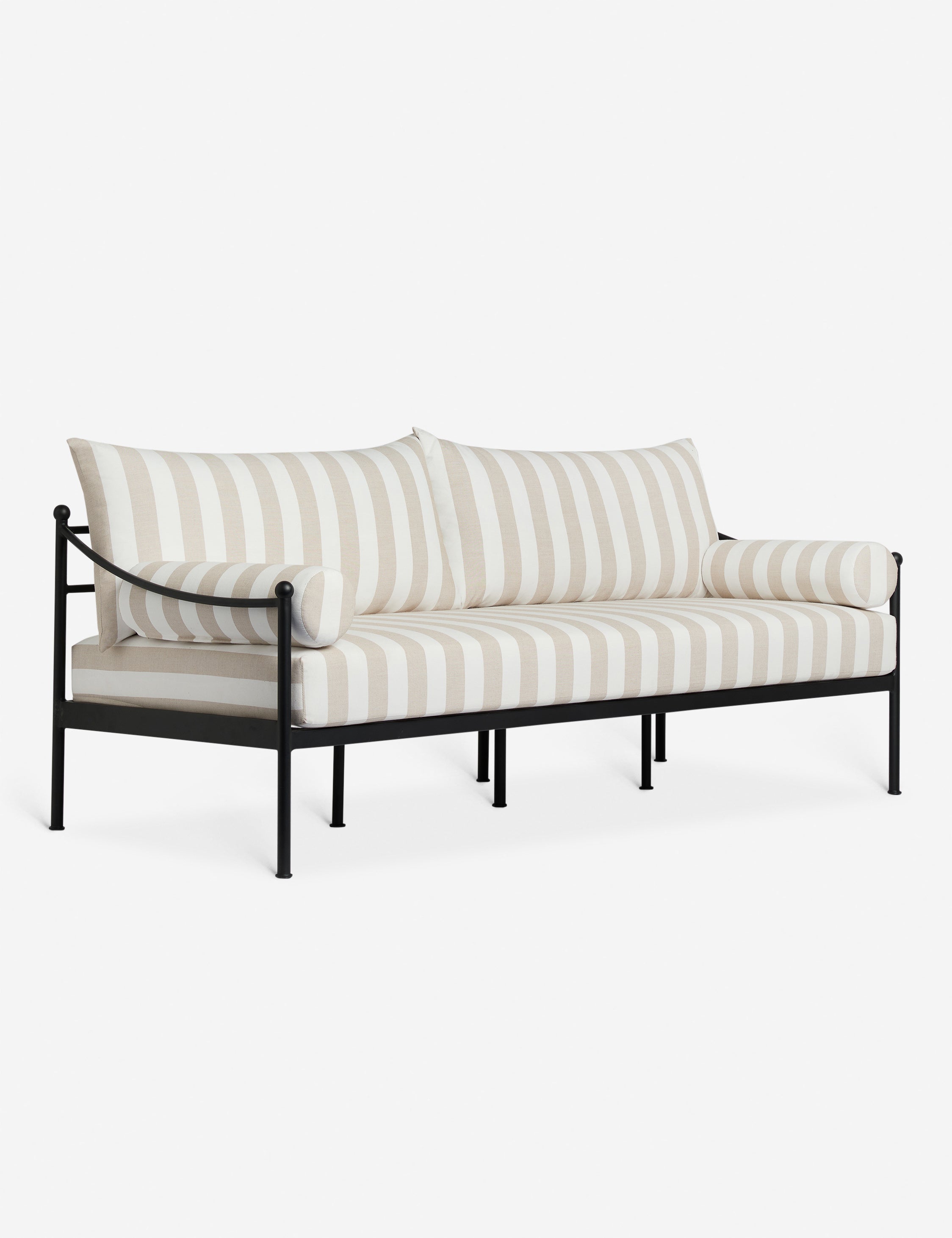Lulu and Georgia - Leni Outdoor Sofa, Natural Stripe