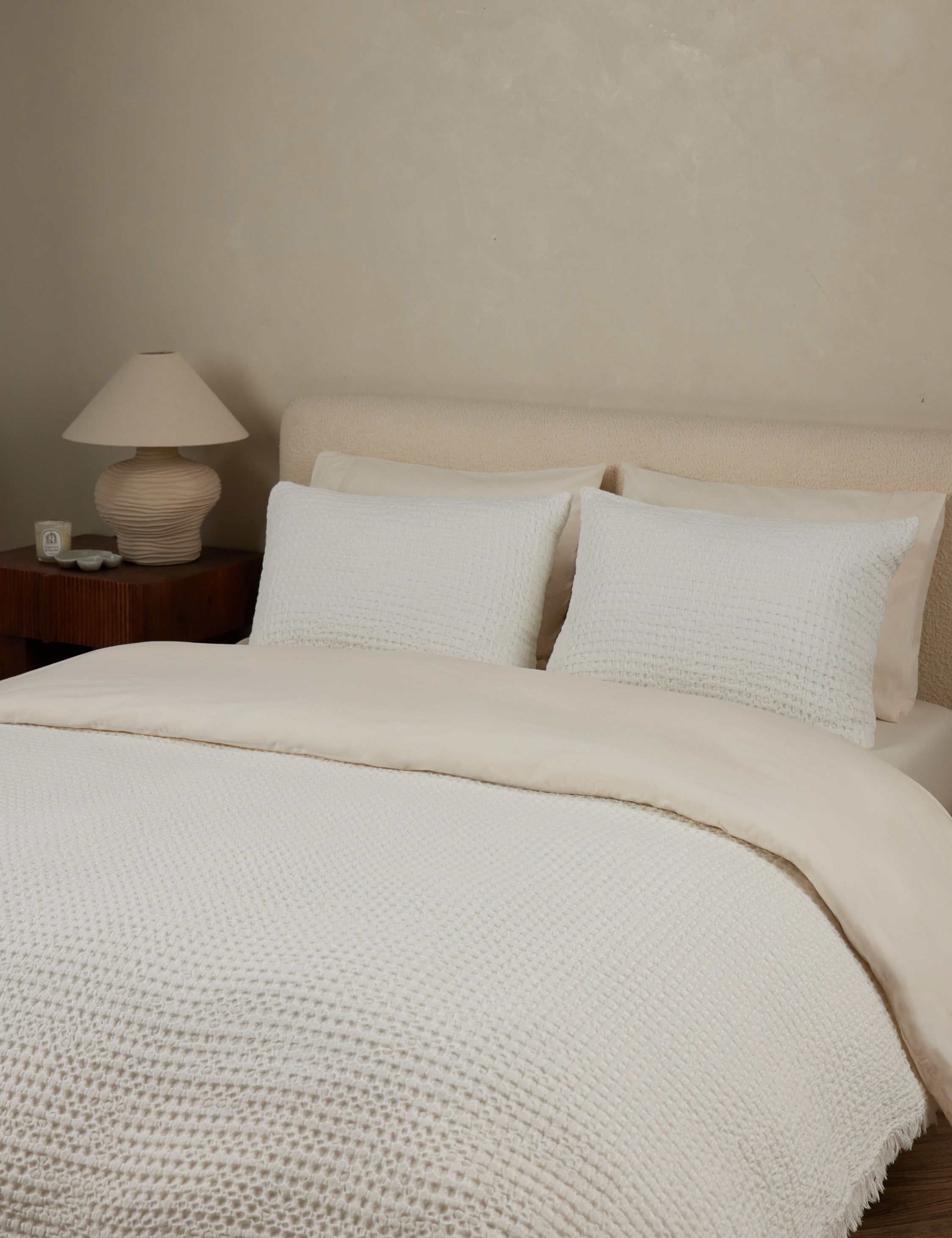 Lulu and Georgia - Lenora Textured Cotton Linen Blanket