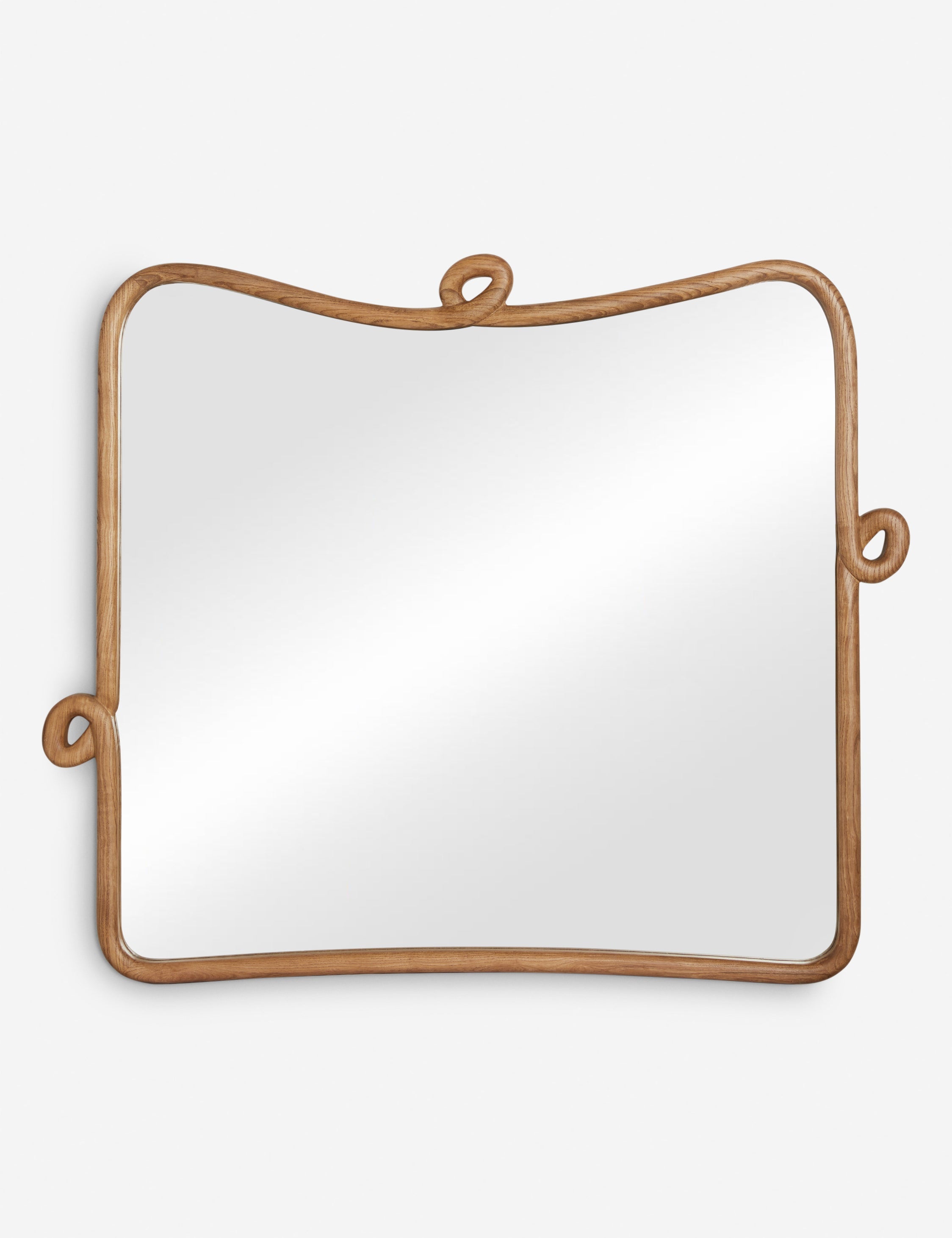 Lulu and Georgia - Looped Wood Mantel Mirror by Sarah Sherman Samuel