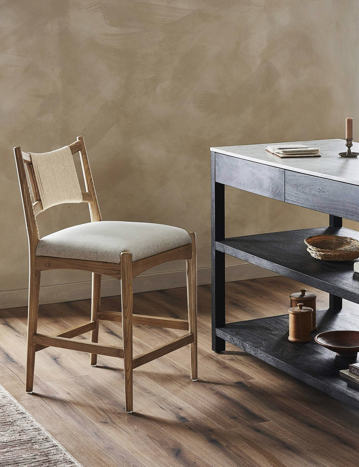 Lulu and Georgia - Open Box: Sonoma Counter Stool, Natural
