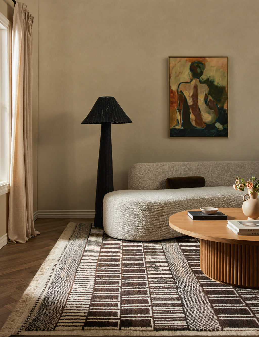 Lulu and Georgia - Allard Moroccan-Style Hand-Knotted Wool Rug