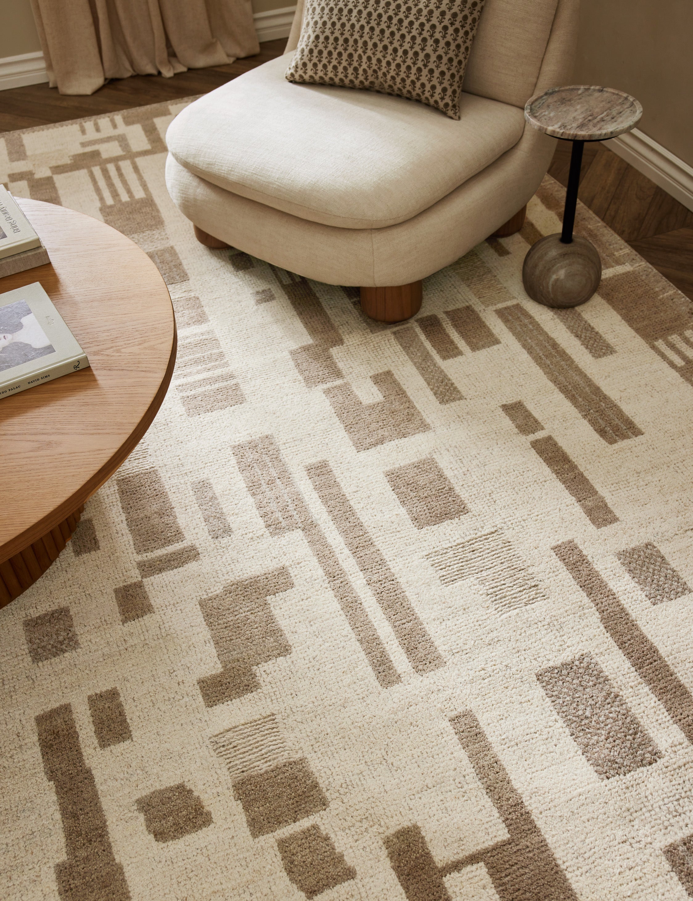 Lulu and Georgia - Lyons Moroccan-Style Hand-Knotted Wool Rug