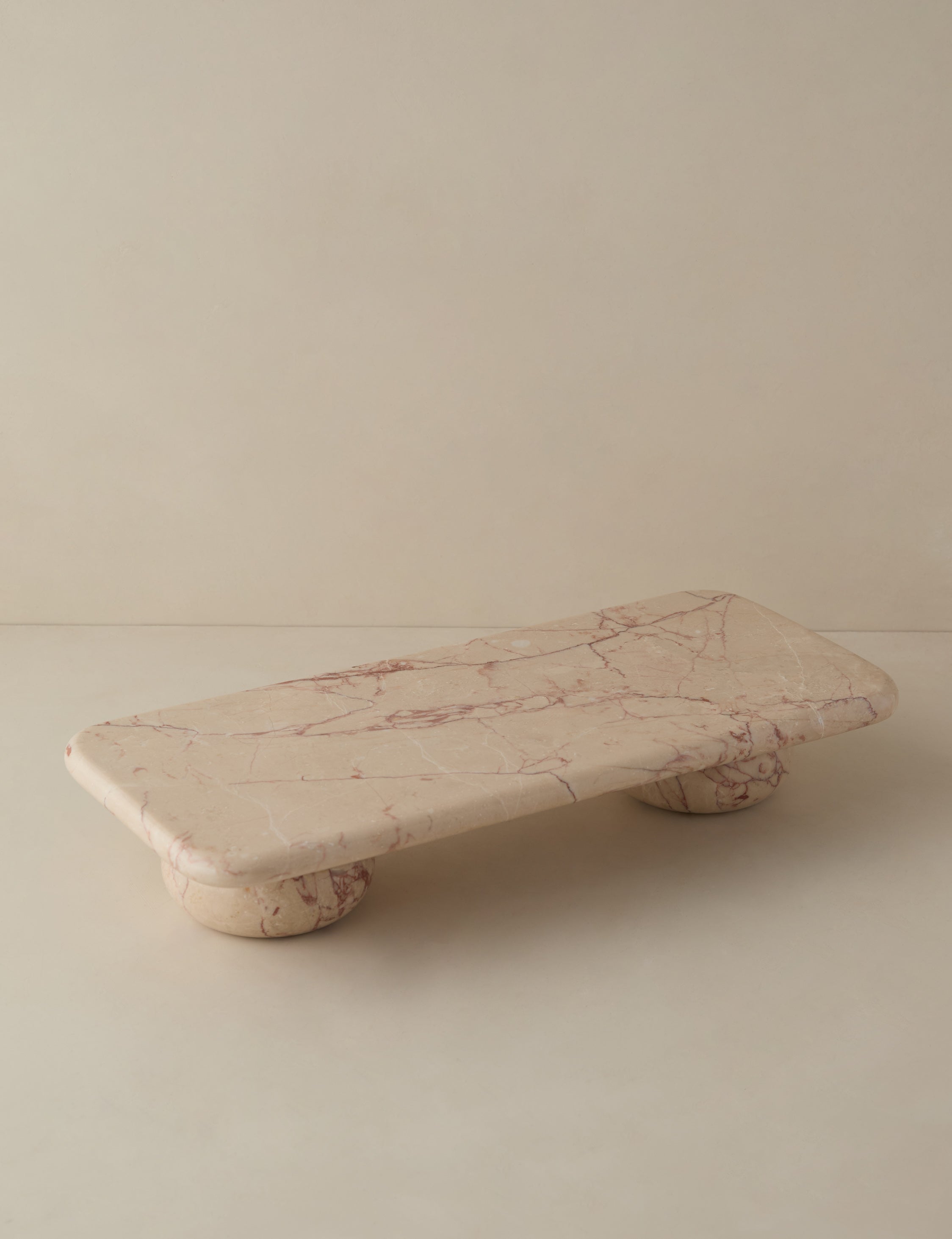 Lulu and Georgia - Lusine Rectangular Marble Serving Stand