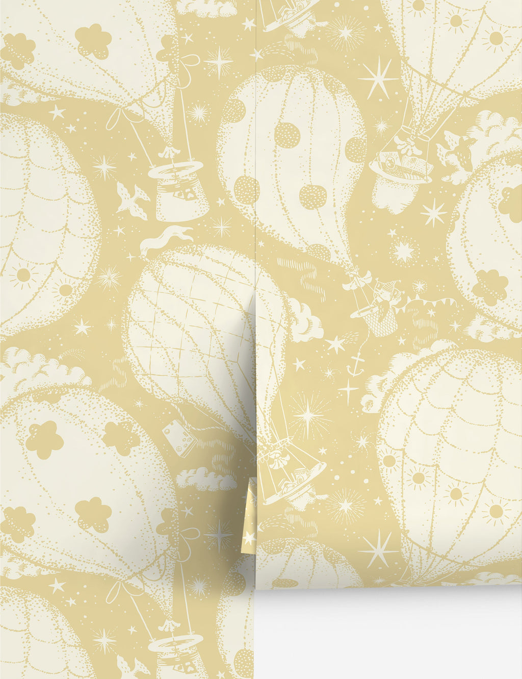 Lulu and Georgia - Ballongerna Wallpaper by Lina Schnaufer