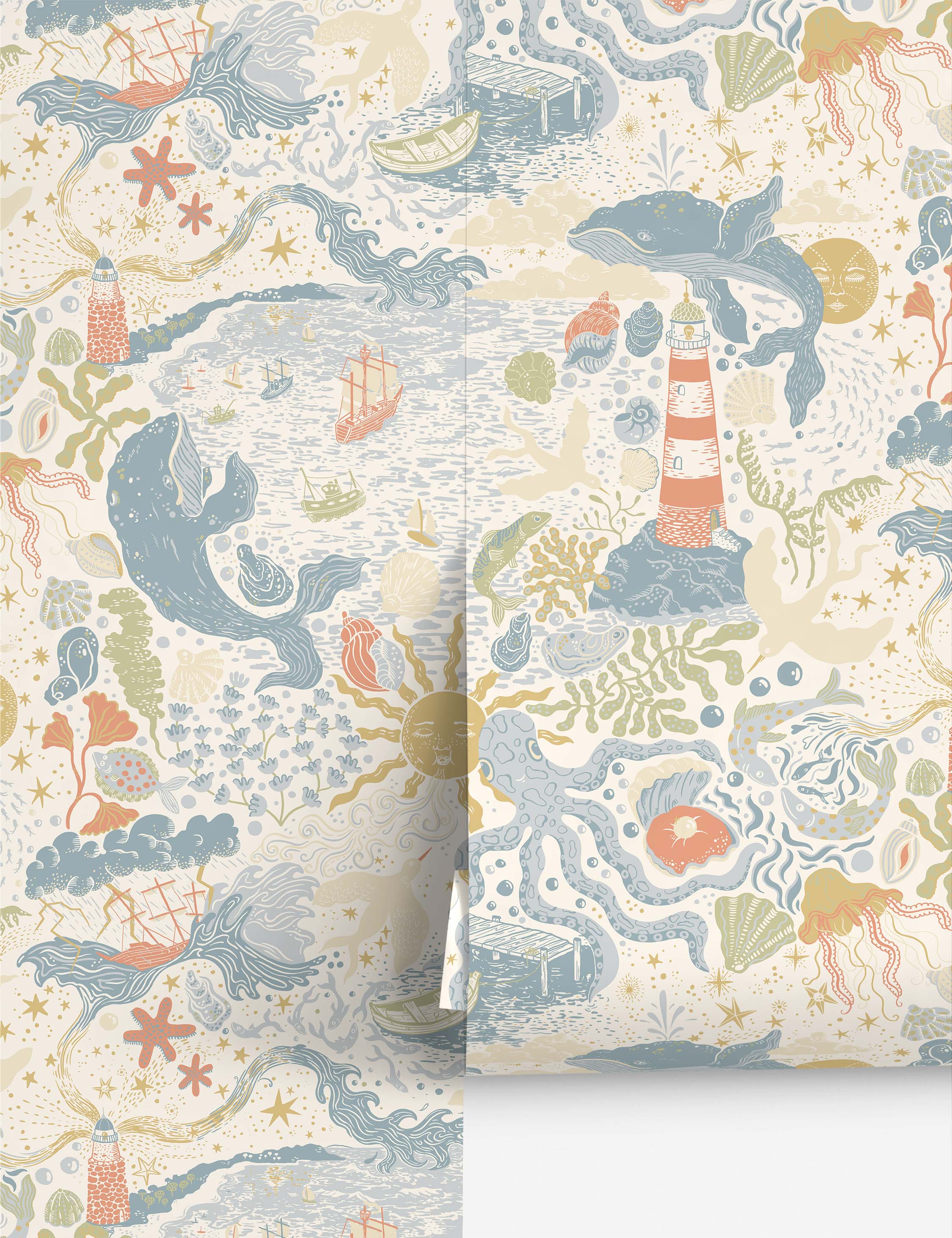 Lulu and Georgia - Havet Wallpaper by Lina Schnaufer