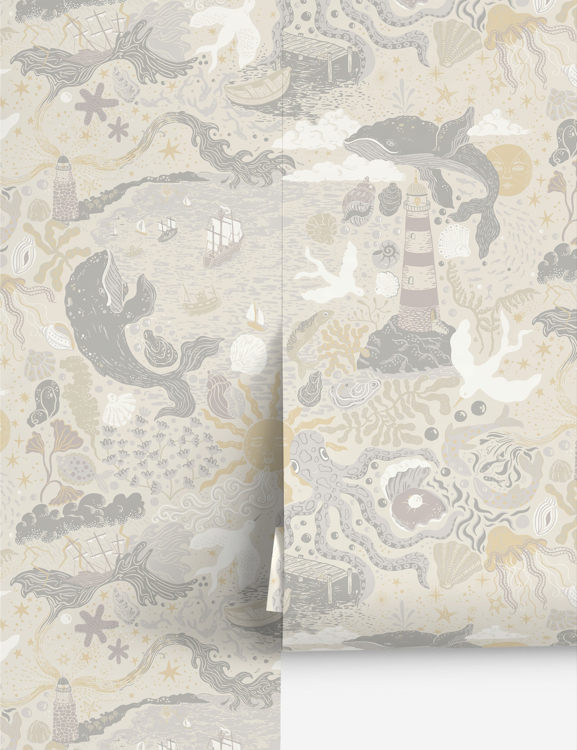 Lulu and Georgia - Havet Wallpaper by Lina Schnaufer
