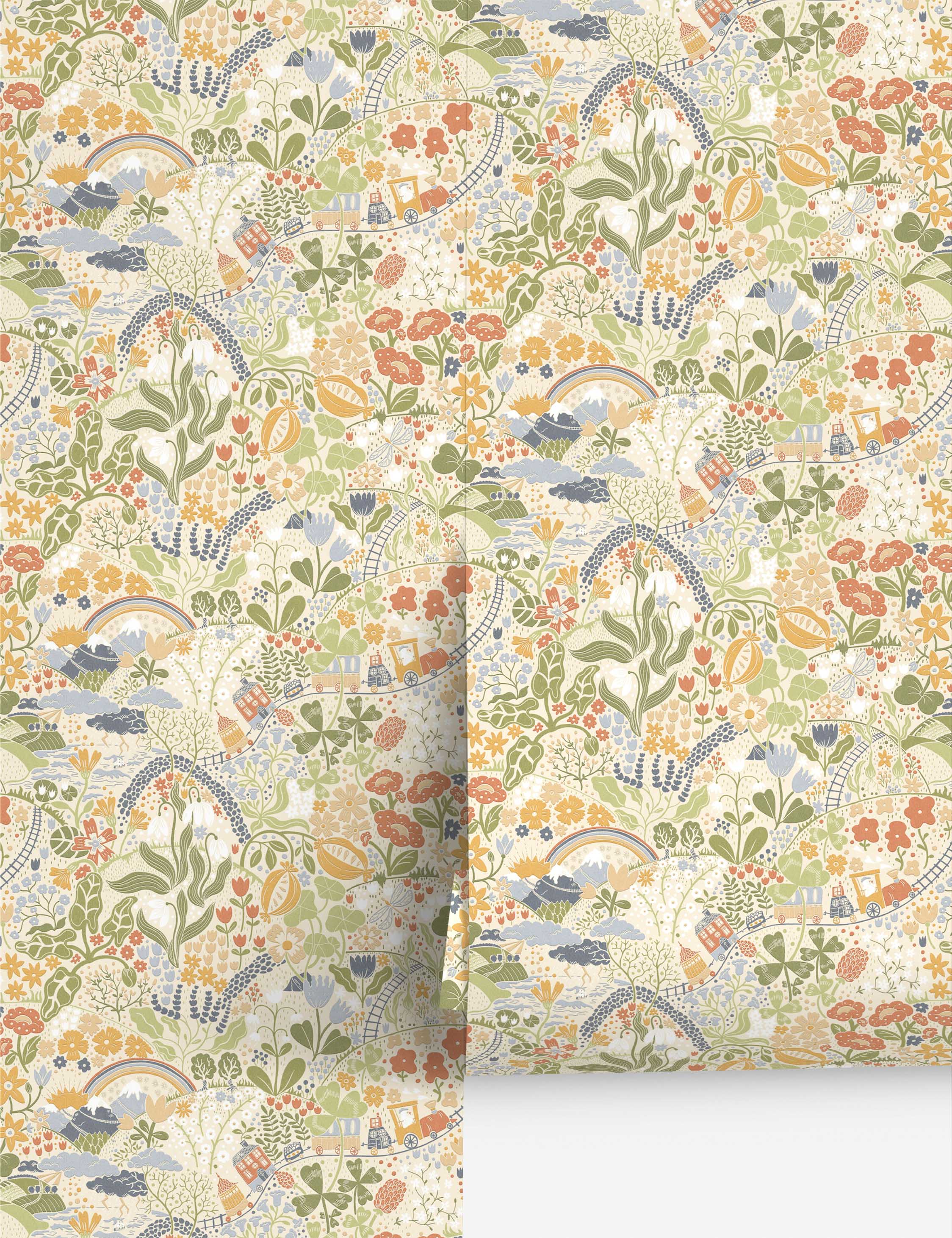 Lulu and Georgia - Taget Wallpaper Mural by Lina Schnaufer