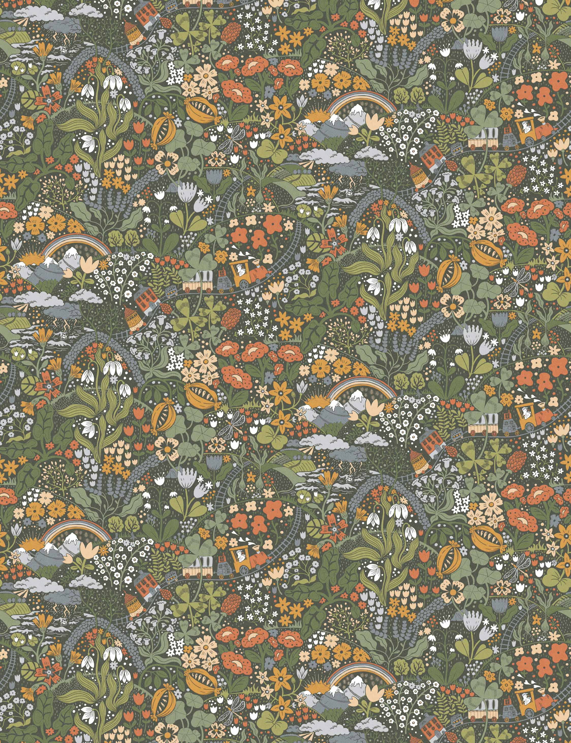 Lulu and Georgia - Taget Wallpaper Mural by Lina Schnaufer