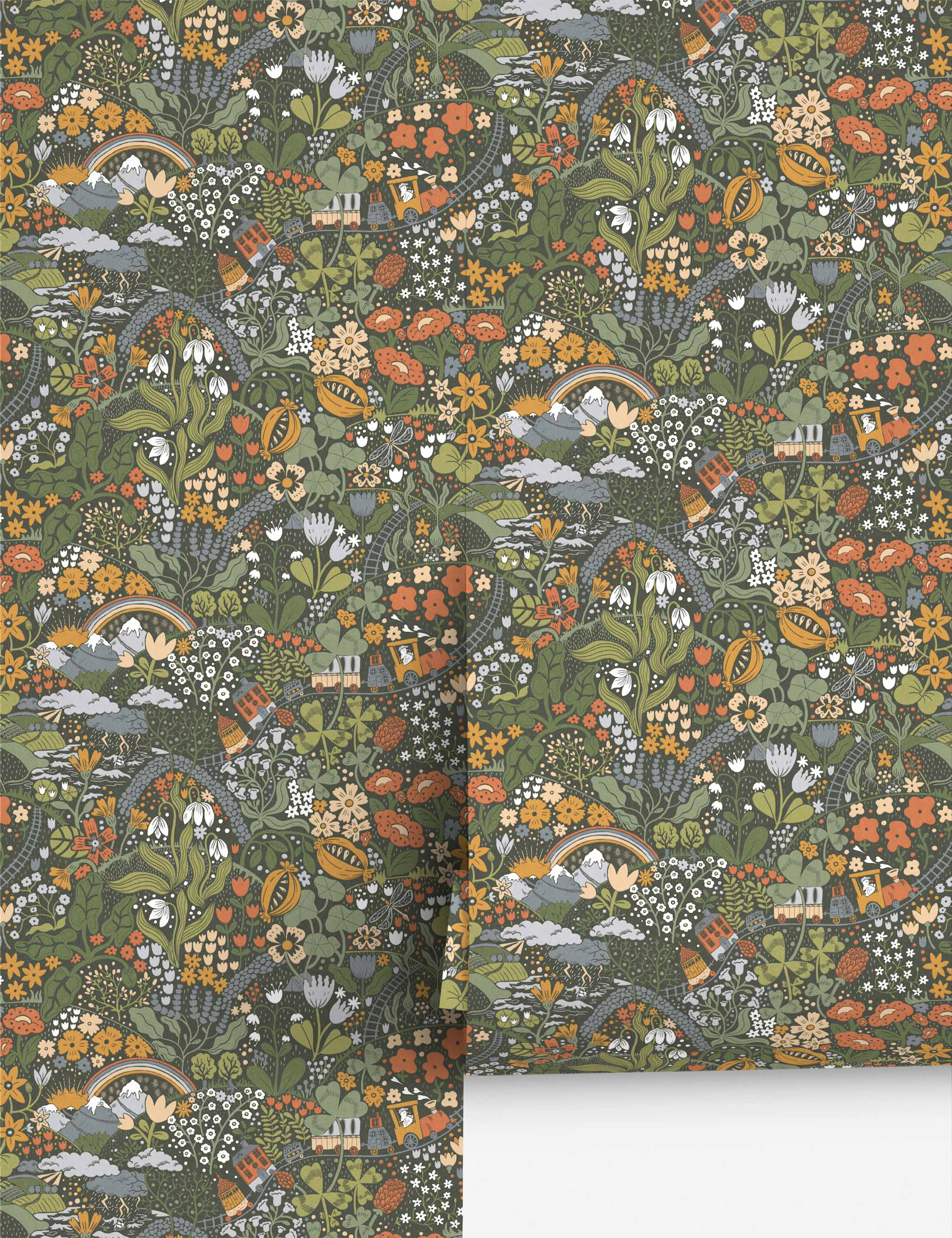 Lulu and Georgia - Taget Wallpaper Mural by Lina Schnaufer