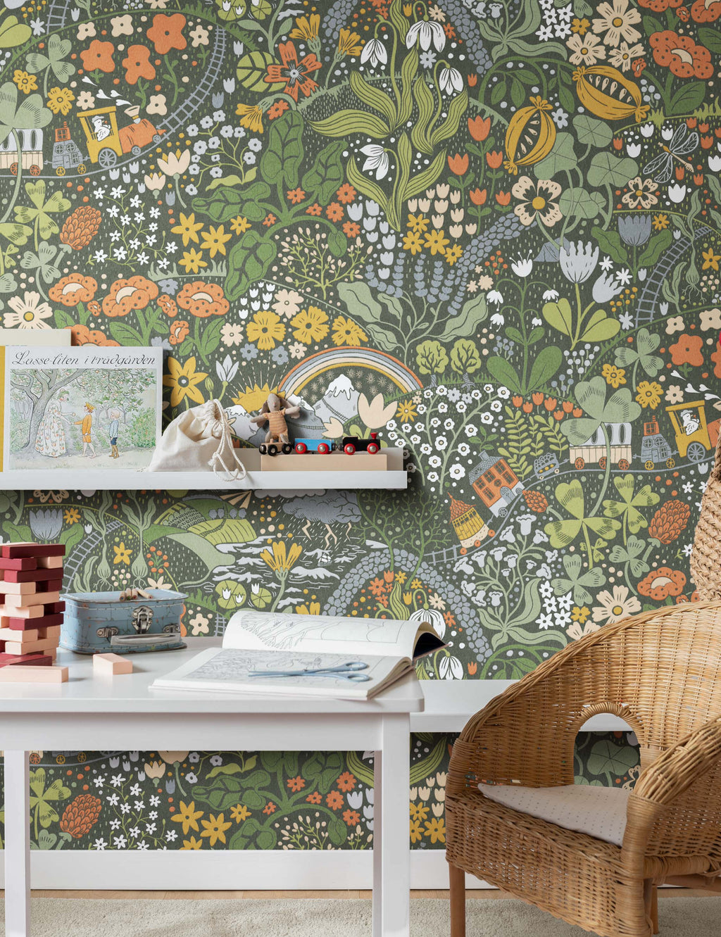 Lulu and Georgia - Taget Wallpaper Mural by Lina Schnaufer