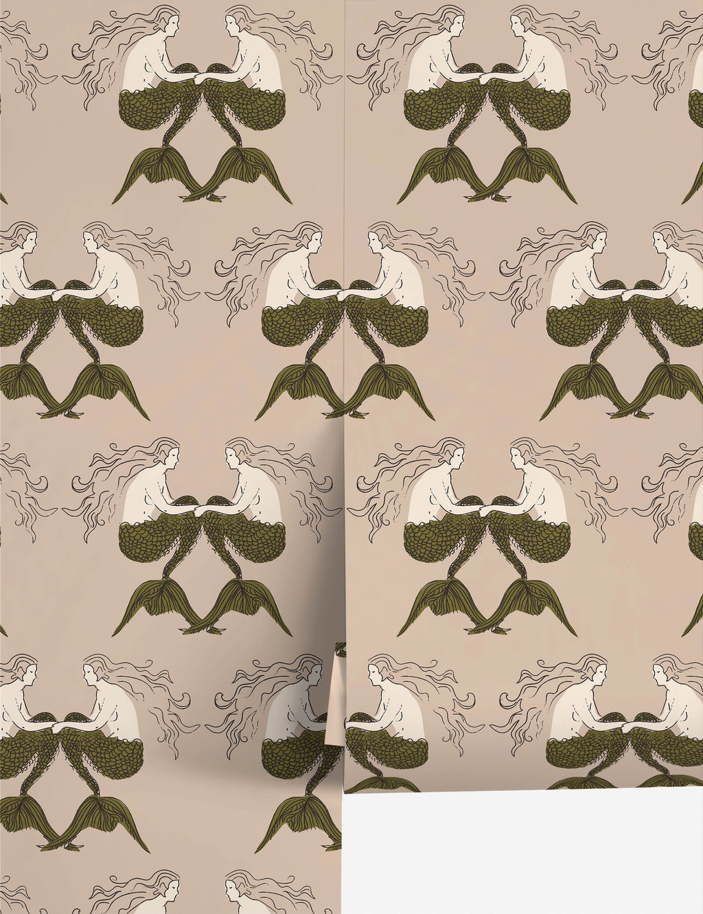 Lulu and Georgia - Meri Wallpaper by Sarah Sherman Samuel