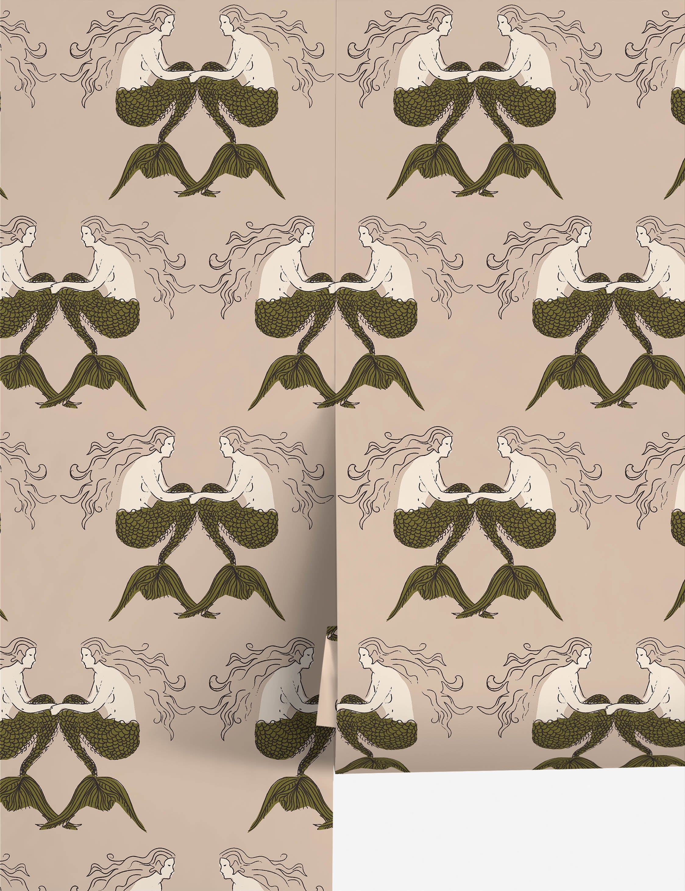 Lulu and Georgia - Meri Wallpaper by Sarah Sherman Samuel