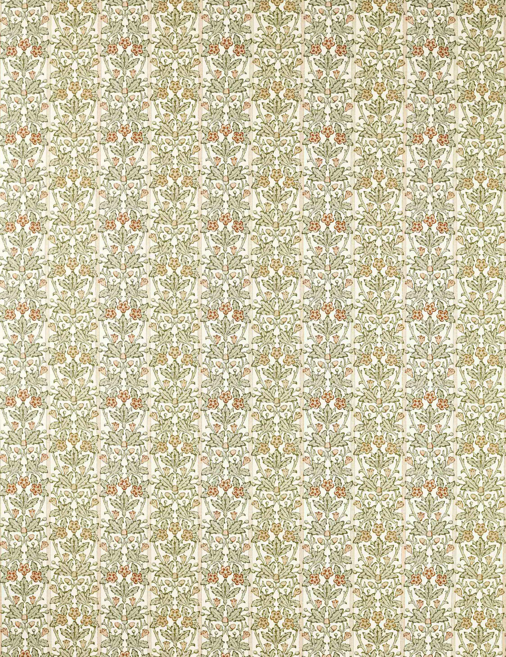Lulu and Georgia - Oak & Blossom Linen Blend Fabric by Morris & Co.