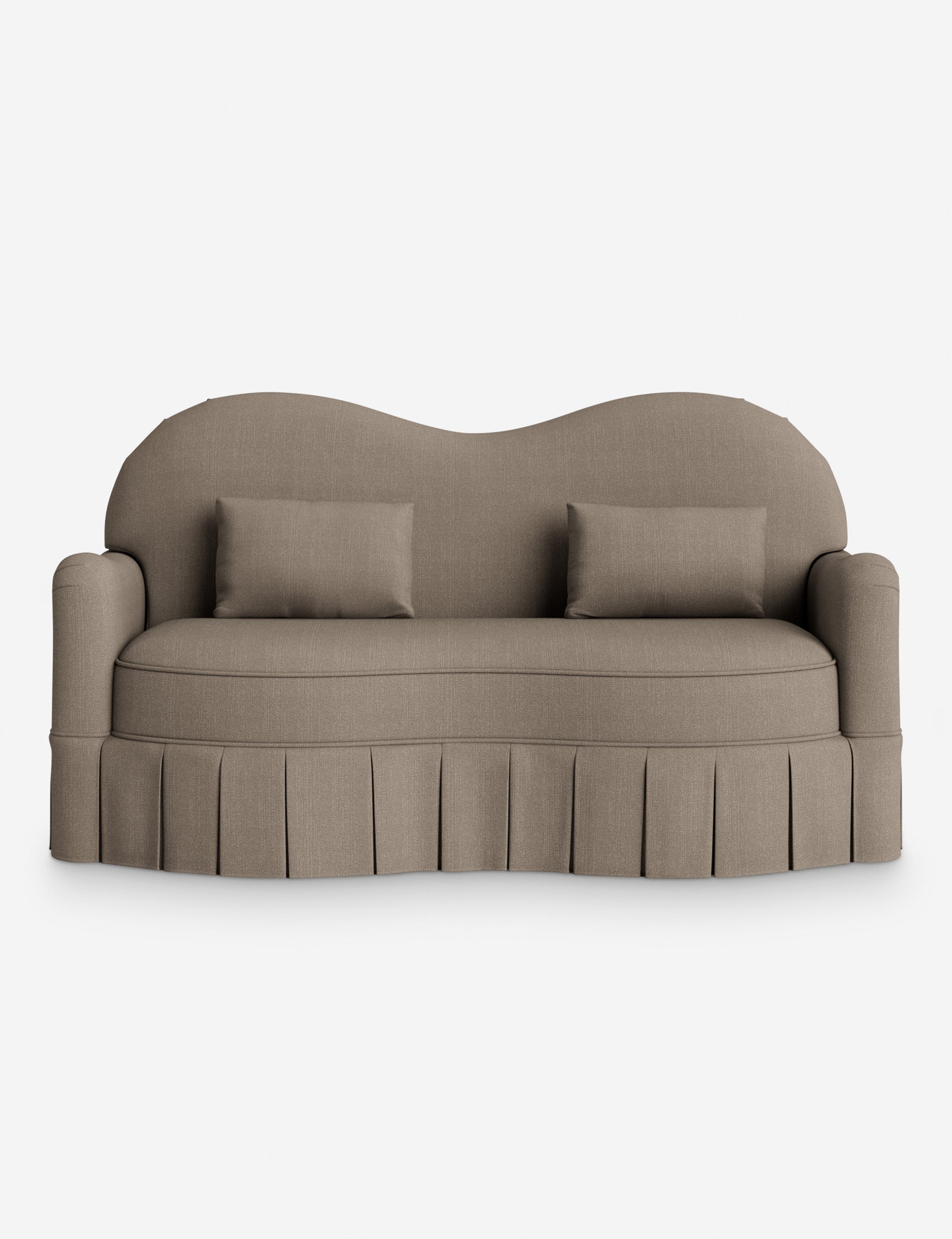 Lulu and Georgia - Middleton Skirted Sofa by Ginny Macdonald