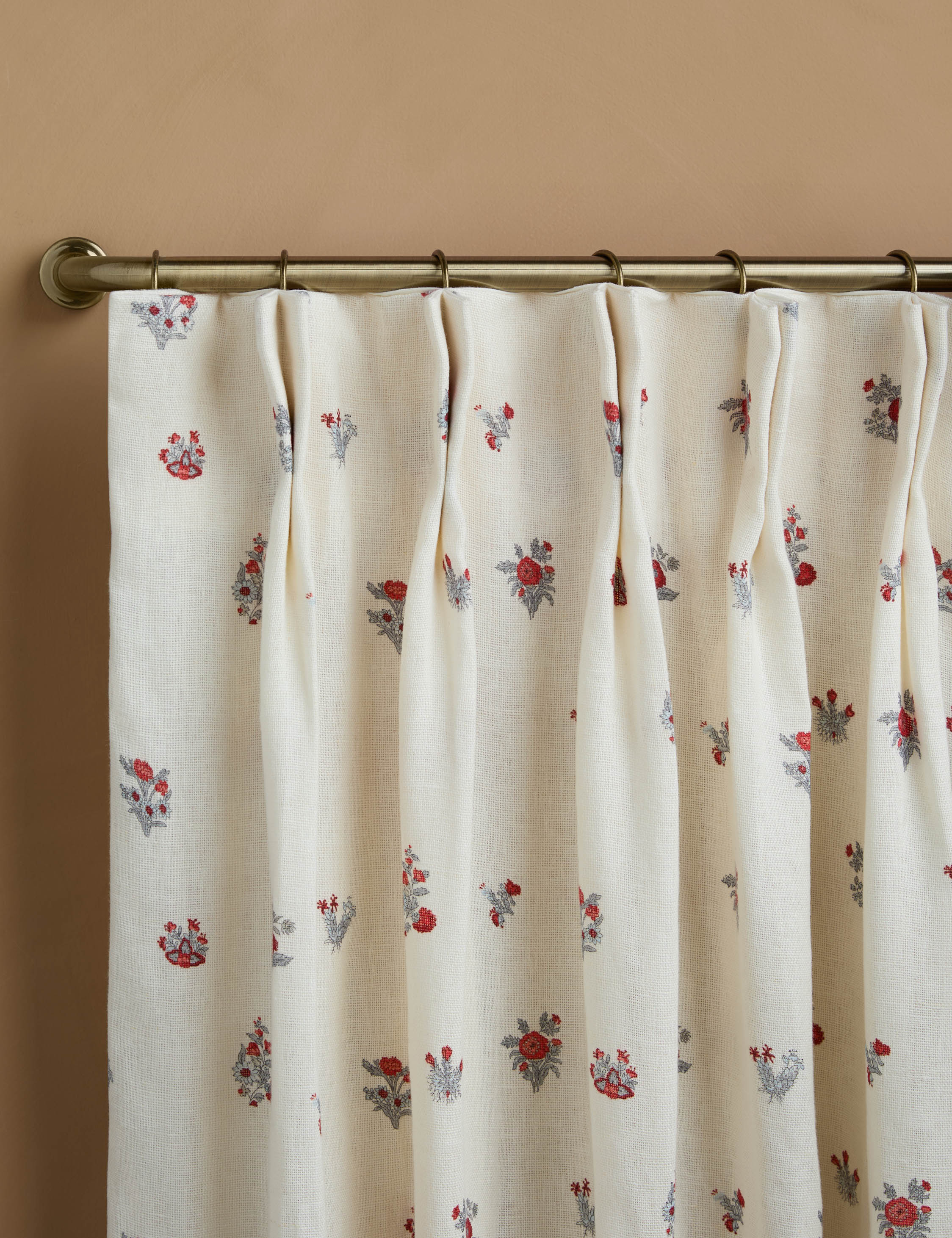 Lulu and Georgia - Mayfair Pleated Linen Curtain Panel by Heidi Caillier