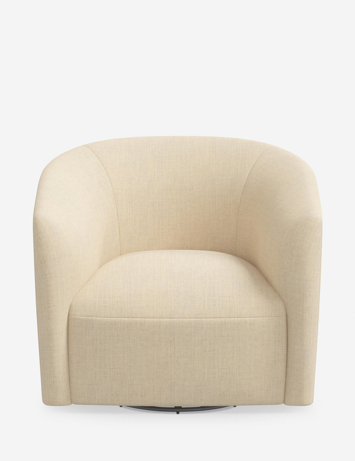 Lulu and Georgia - Open Box: Mayhew Swivel Chair, Natural Linen Weave