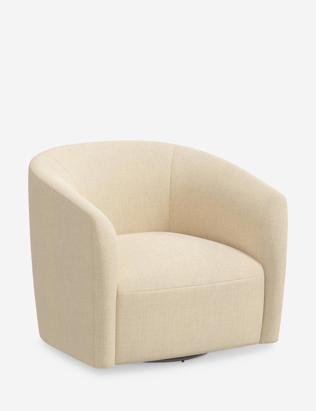 Lulu and Georgia - Open Box: Mayhew Swivel Chair, Natural Linen Weave