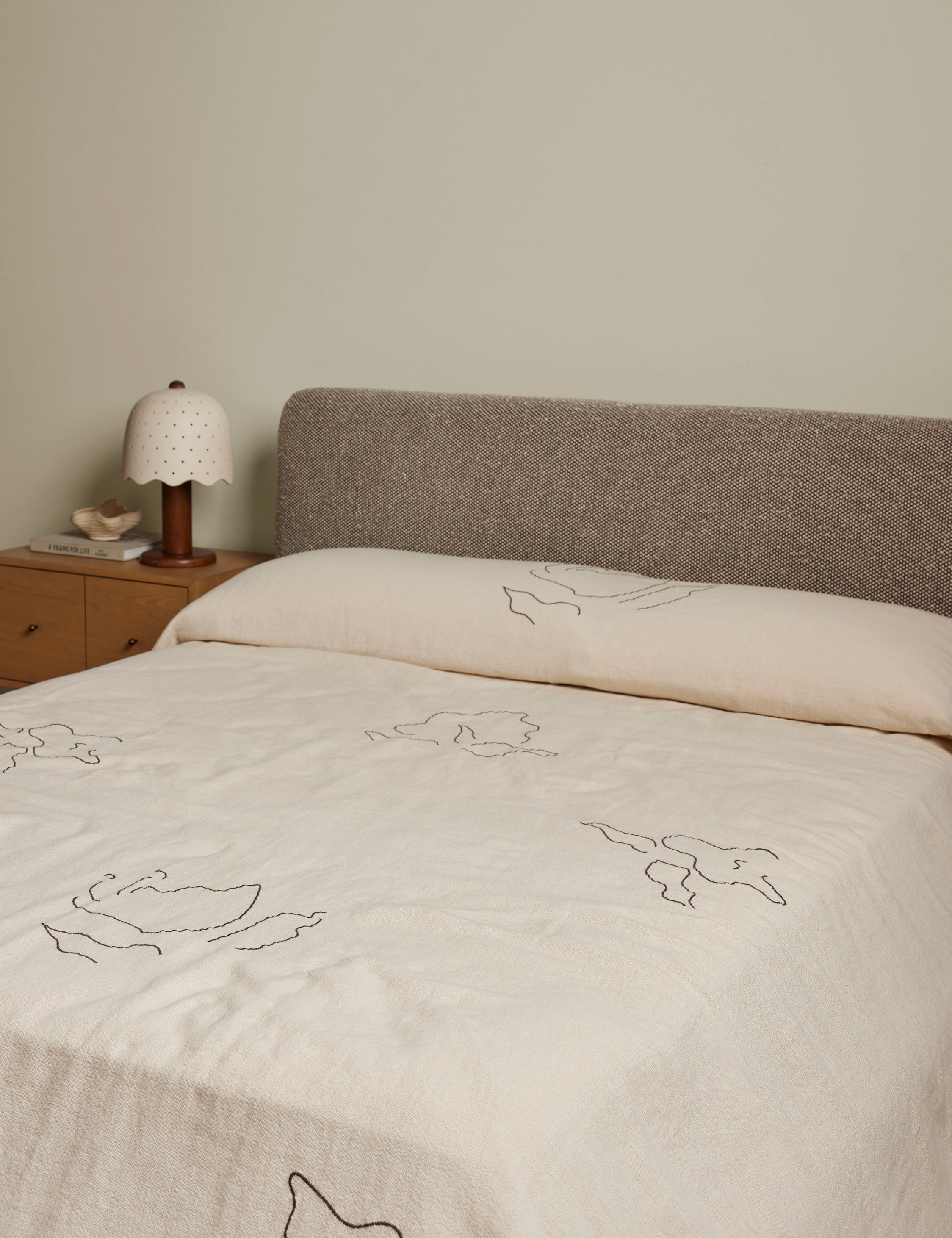 Lulu and Georgia - Narsi Linen Cotton Bedspread by Sarah Sherman Samuel