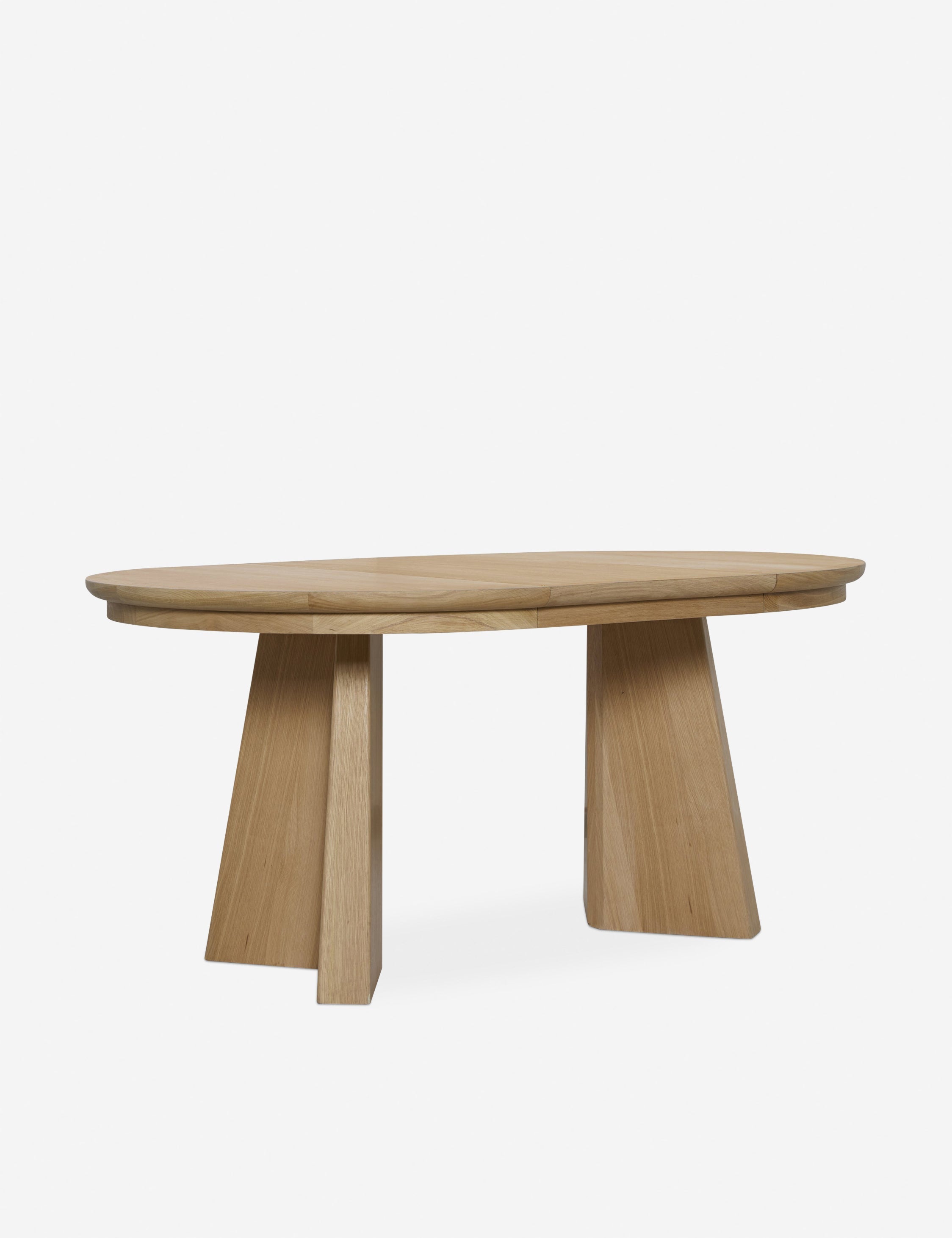 Lulu and Georgia - Open Box: Nycola Extendable Oval Dining Table, Natural Oak 44"W